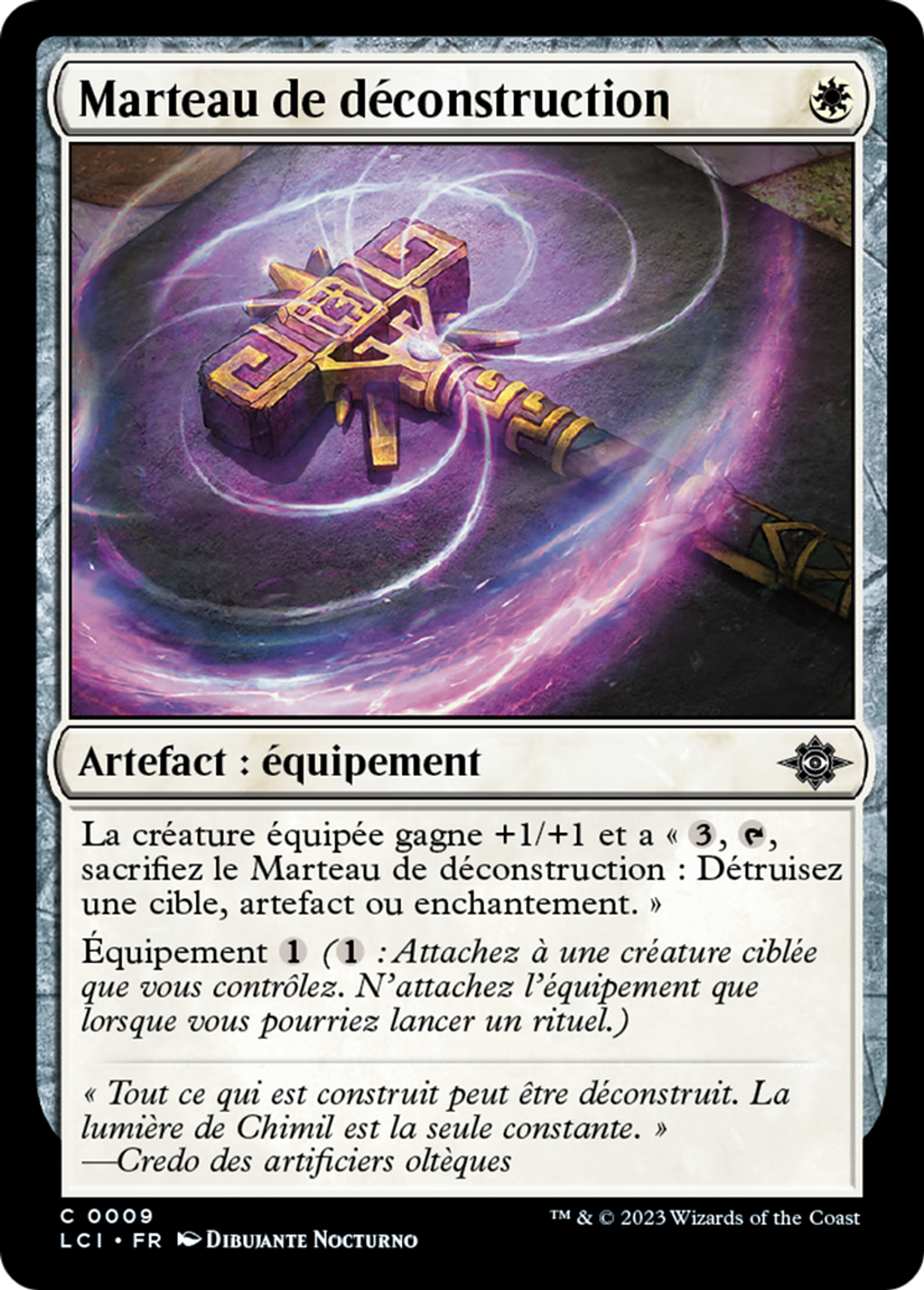 Marteau de déconstruction — The Lost Caverns of Ixalan — Magic: The Gathering