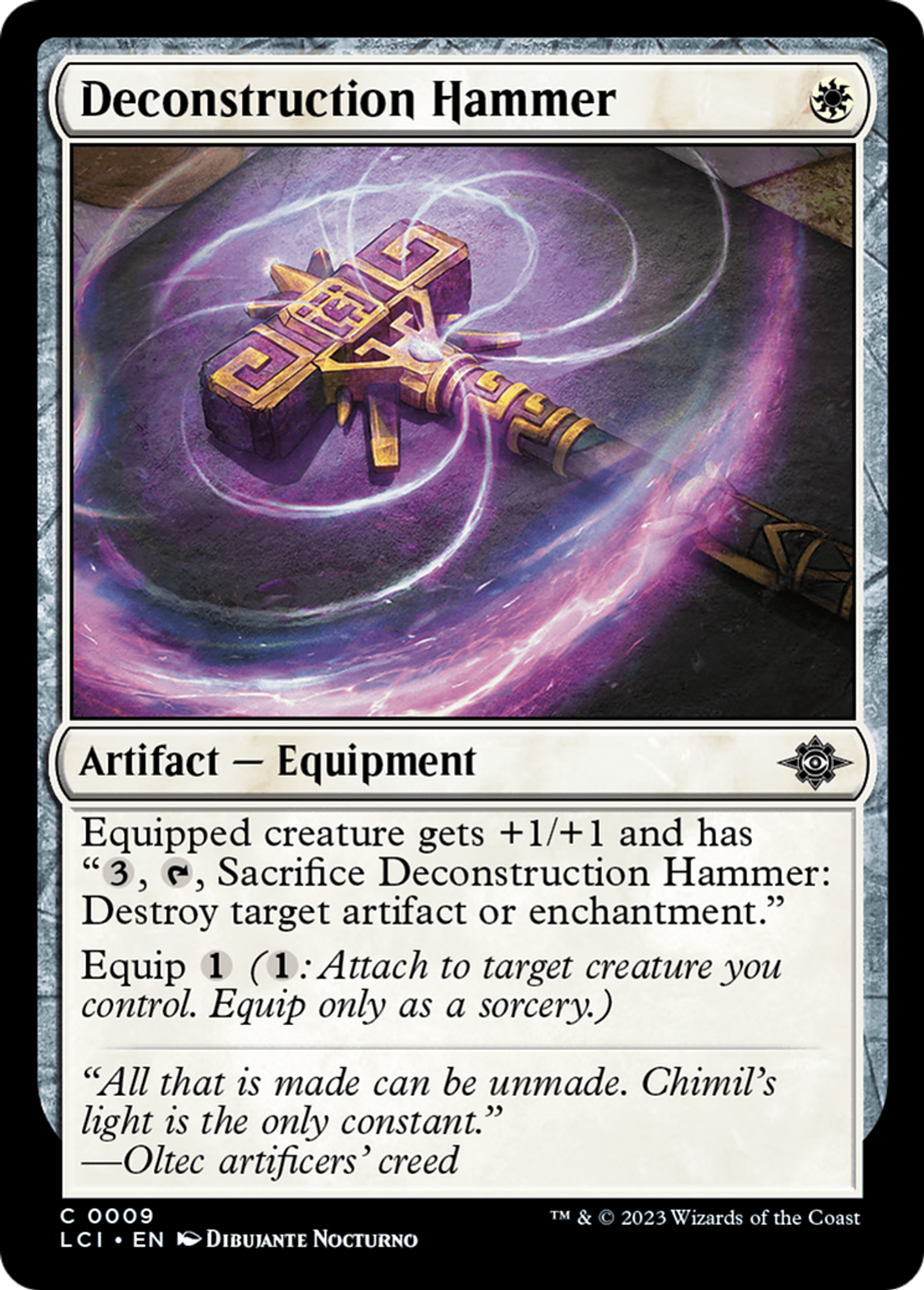 Deconstruction Hammer — The Lost Caverns of Ixalan — Magic: The Gathering