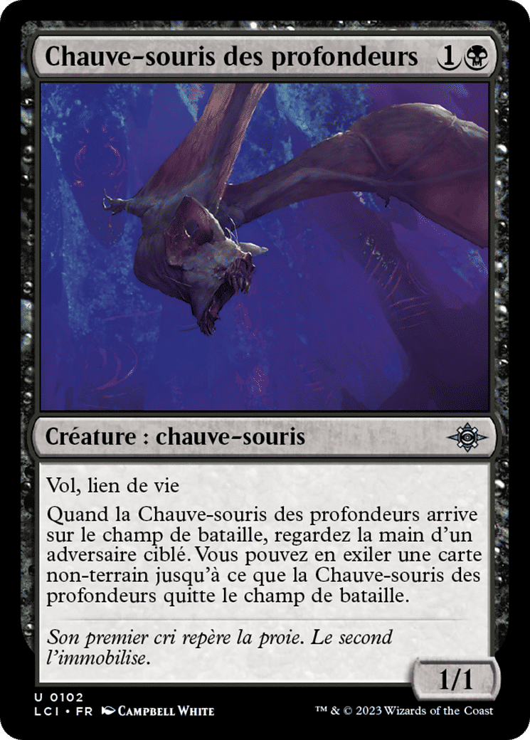 Chauve-souris des profondeurs — The Lost Caverns of Ixalan — Magic: The Gathering
