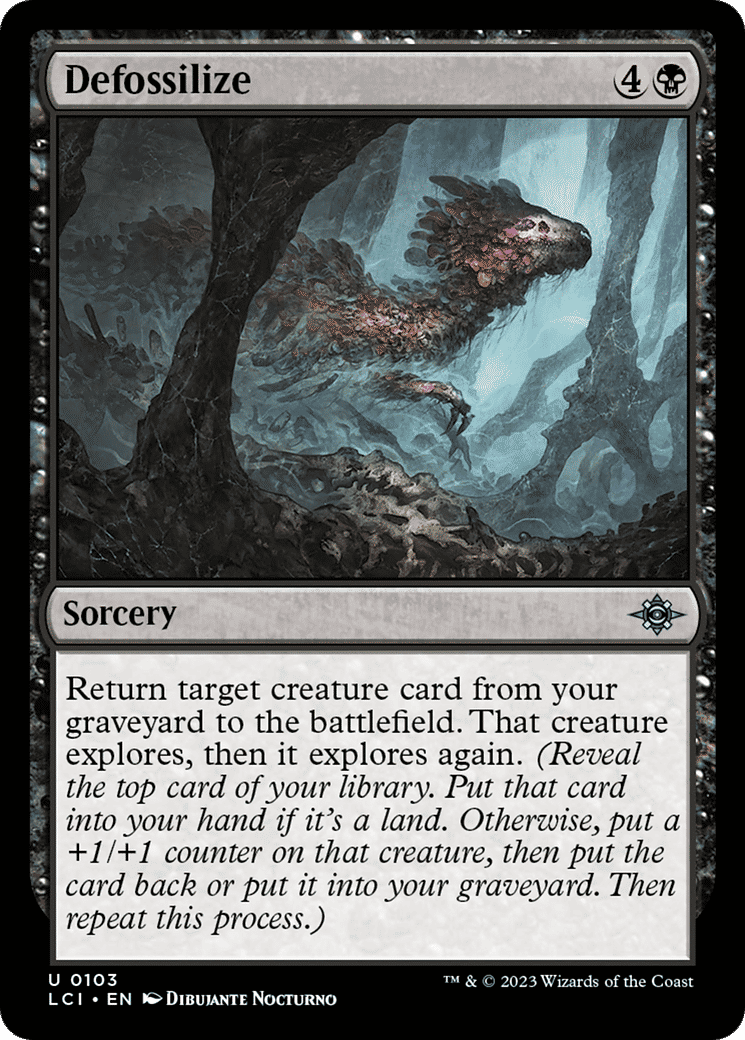 Defossilize — The Lost Caverns of Ixalan — Magic: The Gathering