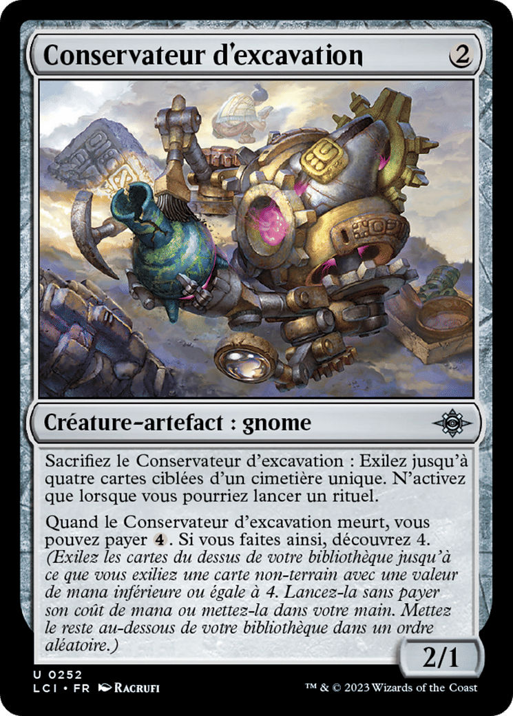 Conservateur d'excavation — The Lost Caverns of Ixalan — Magic: The Gathering