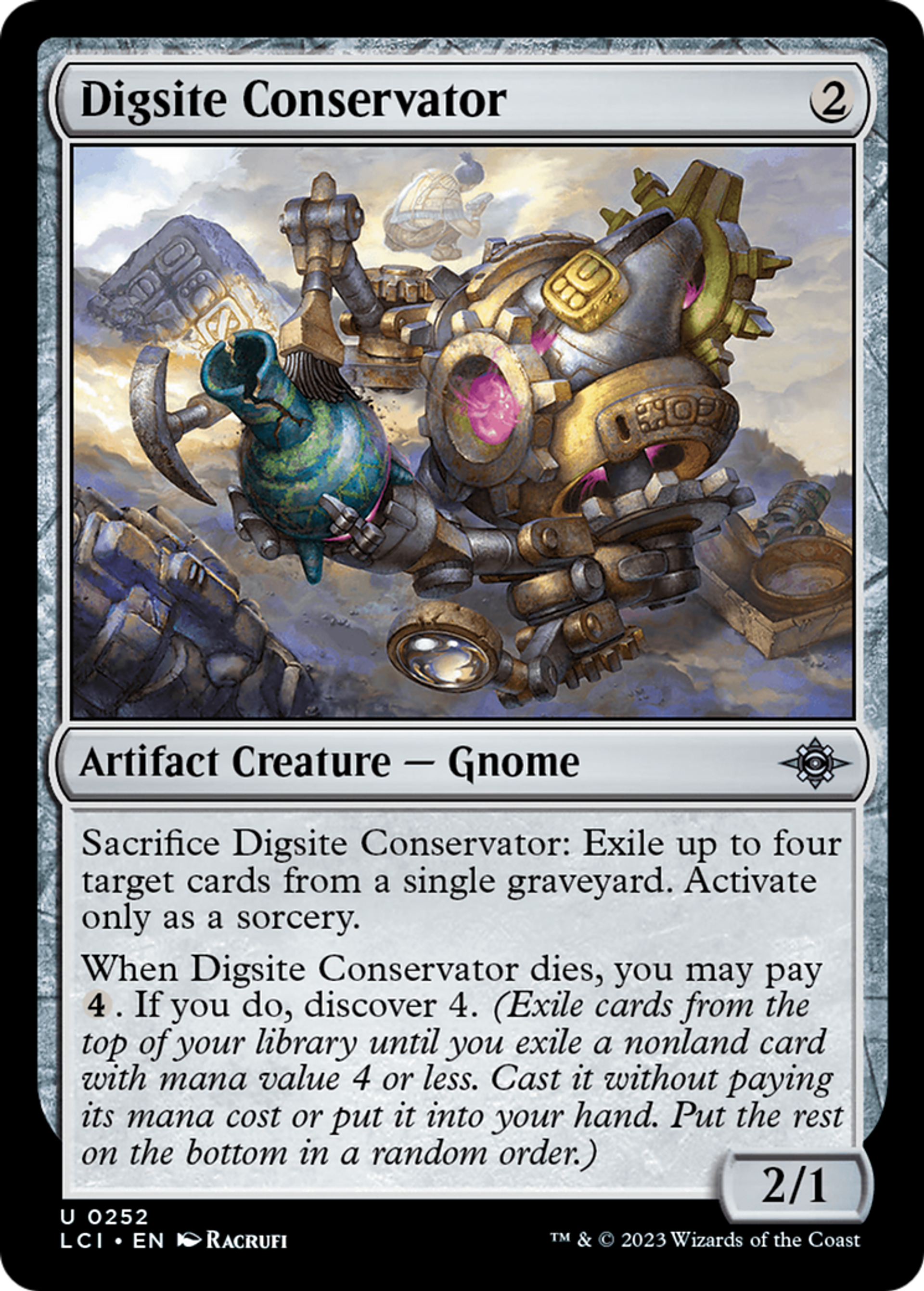 Digsite Conservator — The Lost Caverns of Ixalan — Magic: The Gathering