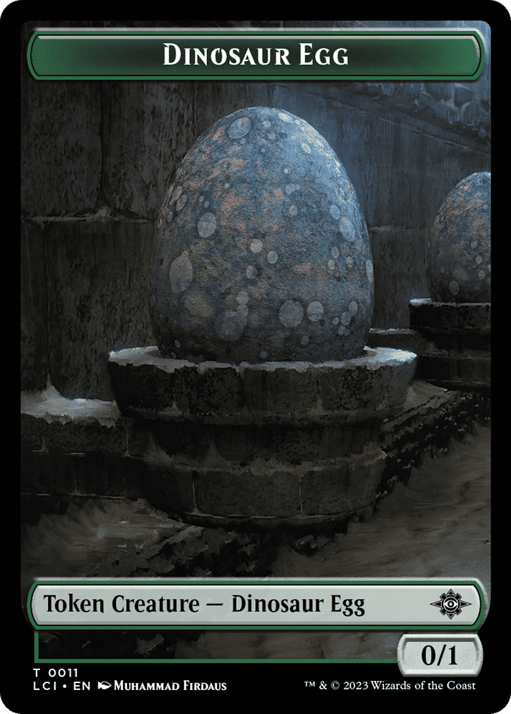 Dinosaur Egg — The Lost Caverns of Ixalan — Magic: The Gathering