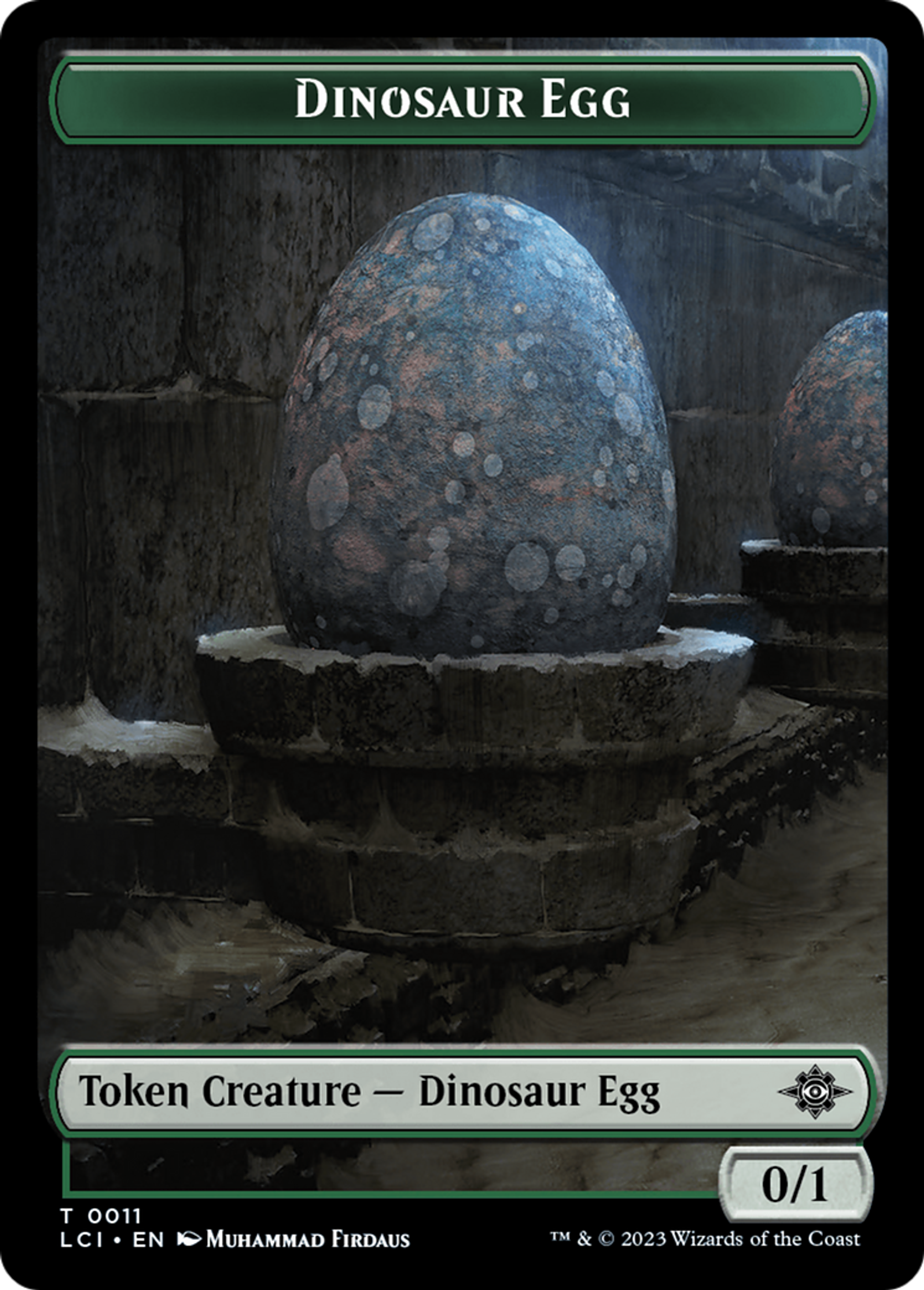 Dinosaur Egg — The Lost Caverns of Ixalan — Magic: The Gathering