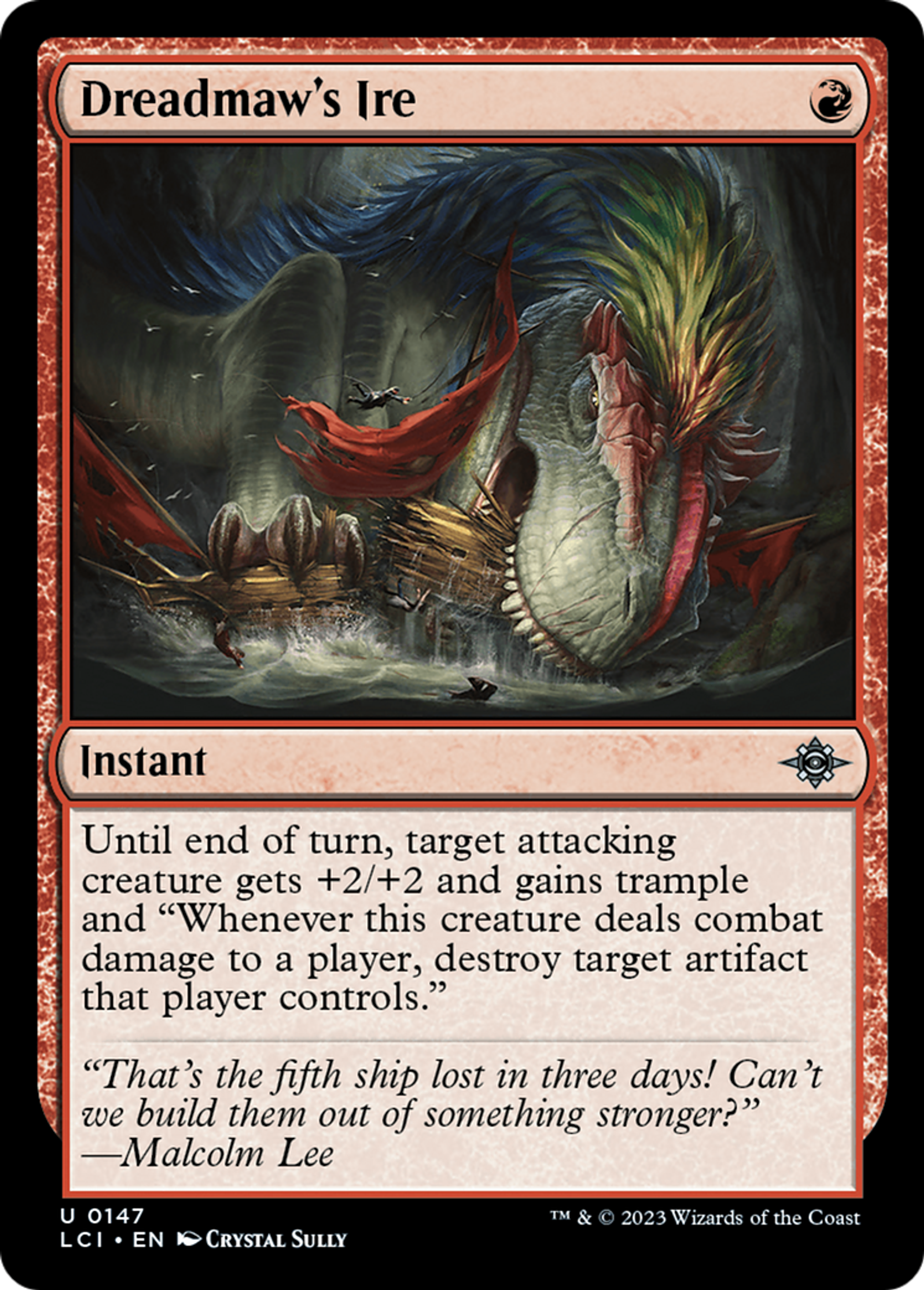 Dreadmaw's Ire — The Lost Caverns of Ixalan — Magic: The Gathering