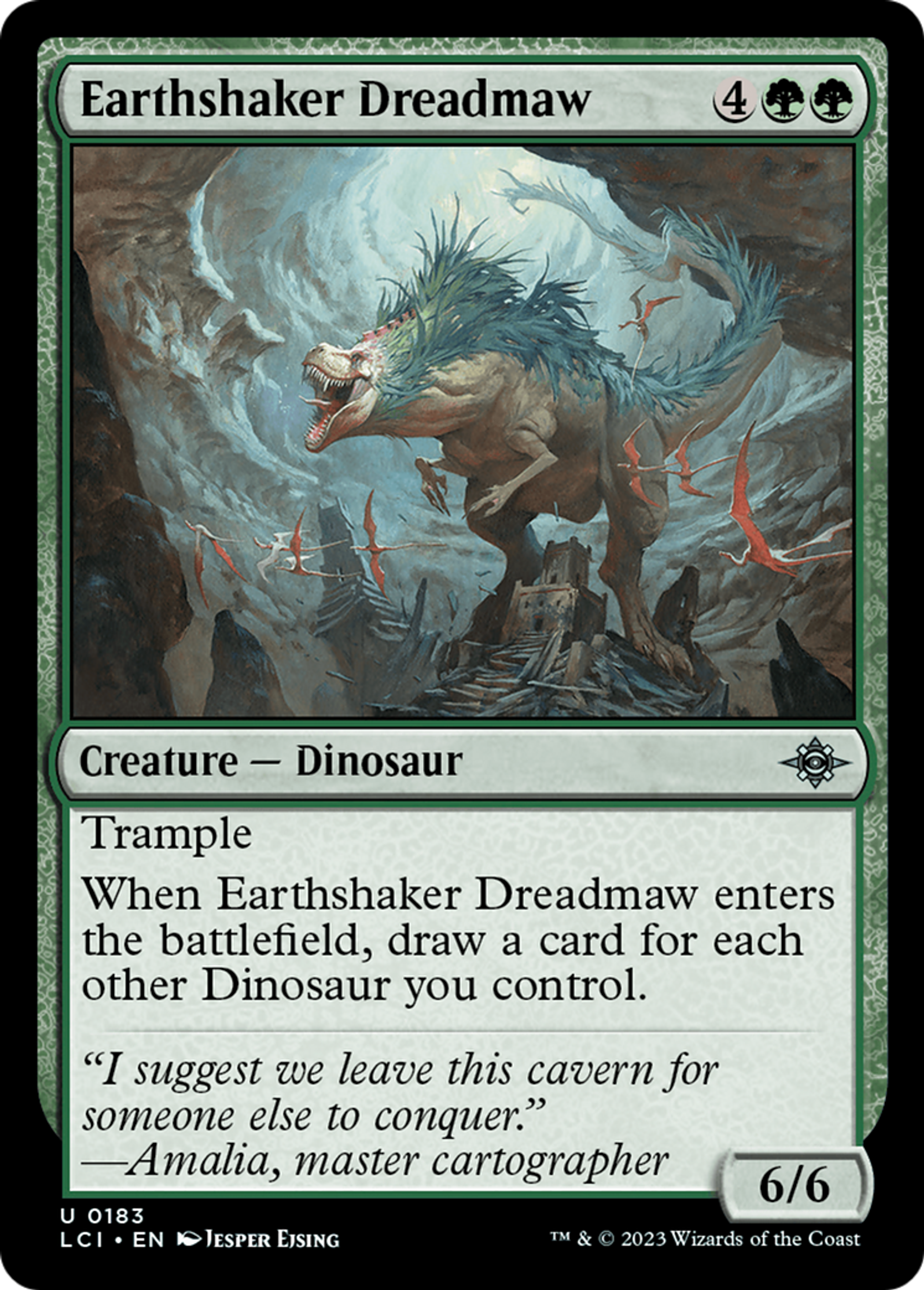 Earthshaker Dreadmaw — The Lost Caverns of Ixalan — Magic: The Gathering