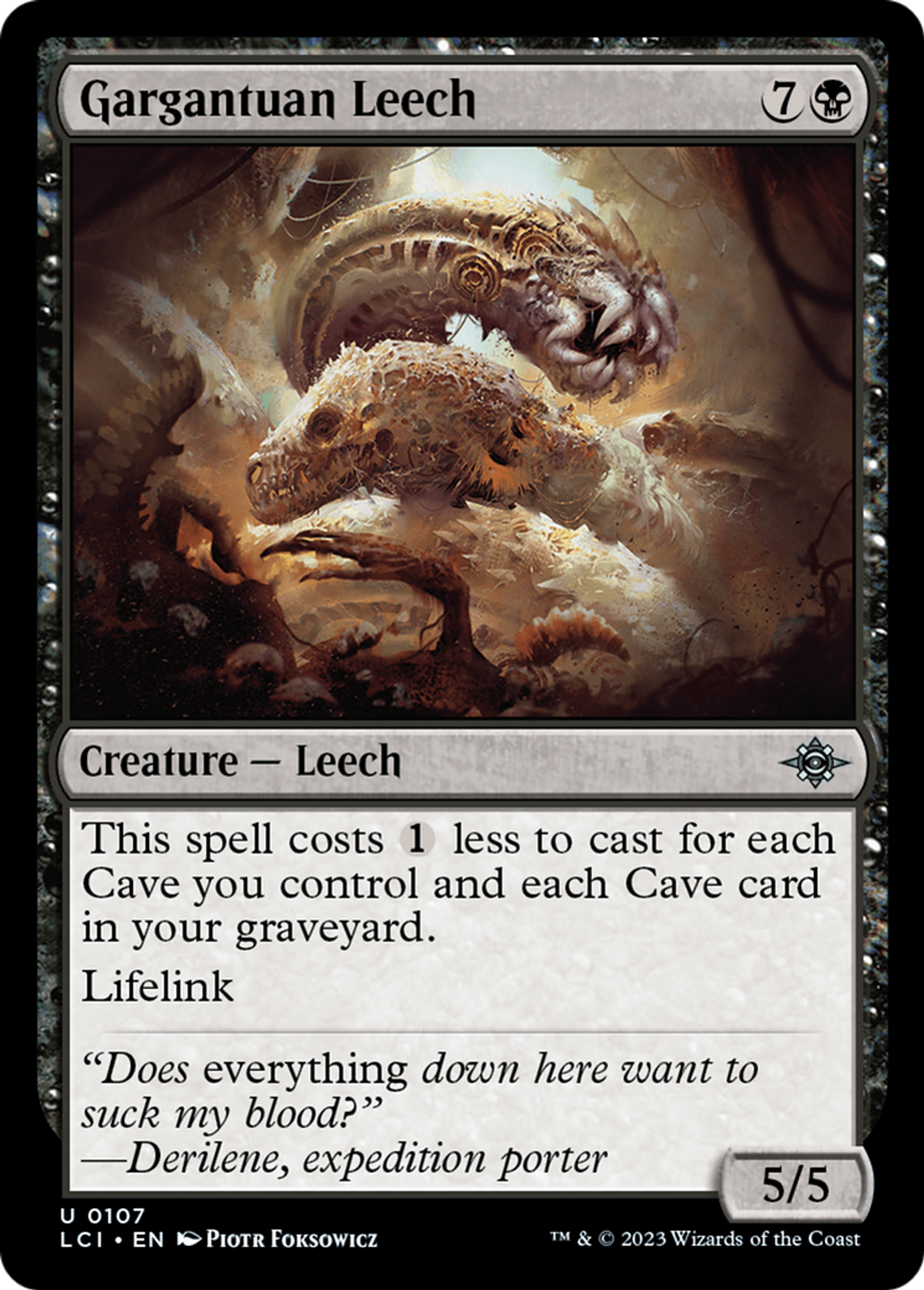 Sangsue gargantuesque — The Lost Caverns of Ixalan — Magic: The Gathering