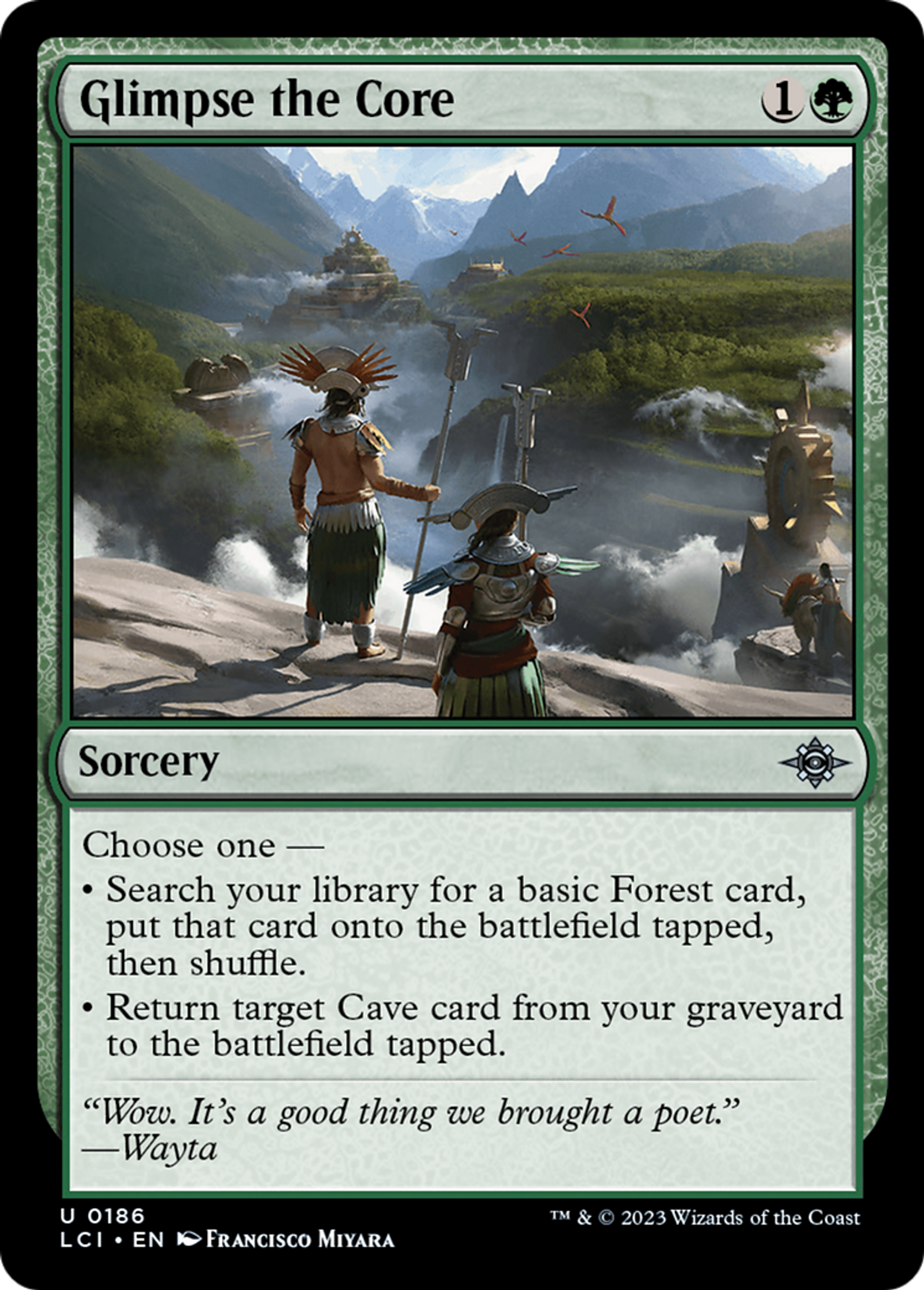 Glimpse the Core — The Lost Caverns of Ixalan — Magic: The Gathering