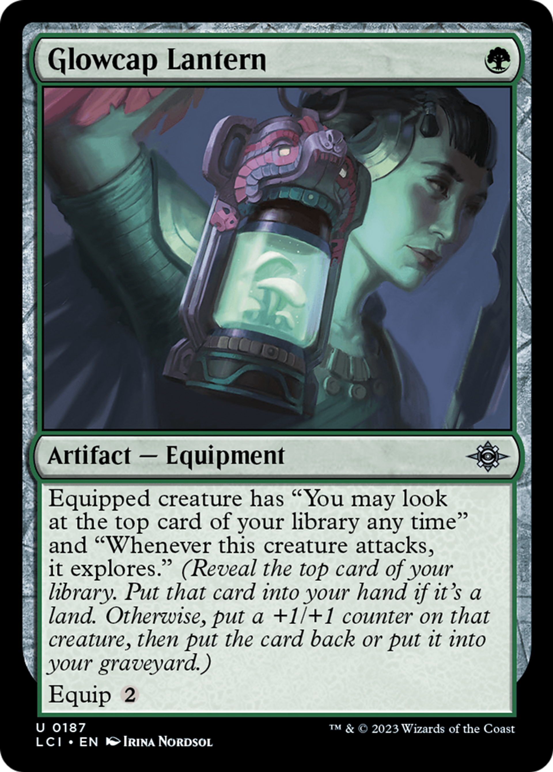 Glowcap Lantern — The Lost Caverns of Ixalan — Magic: The Gathering