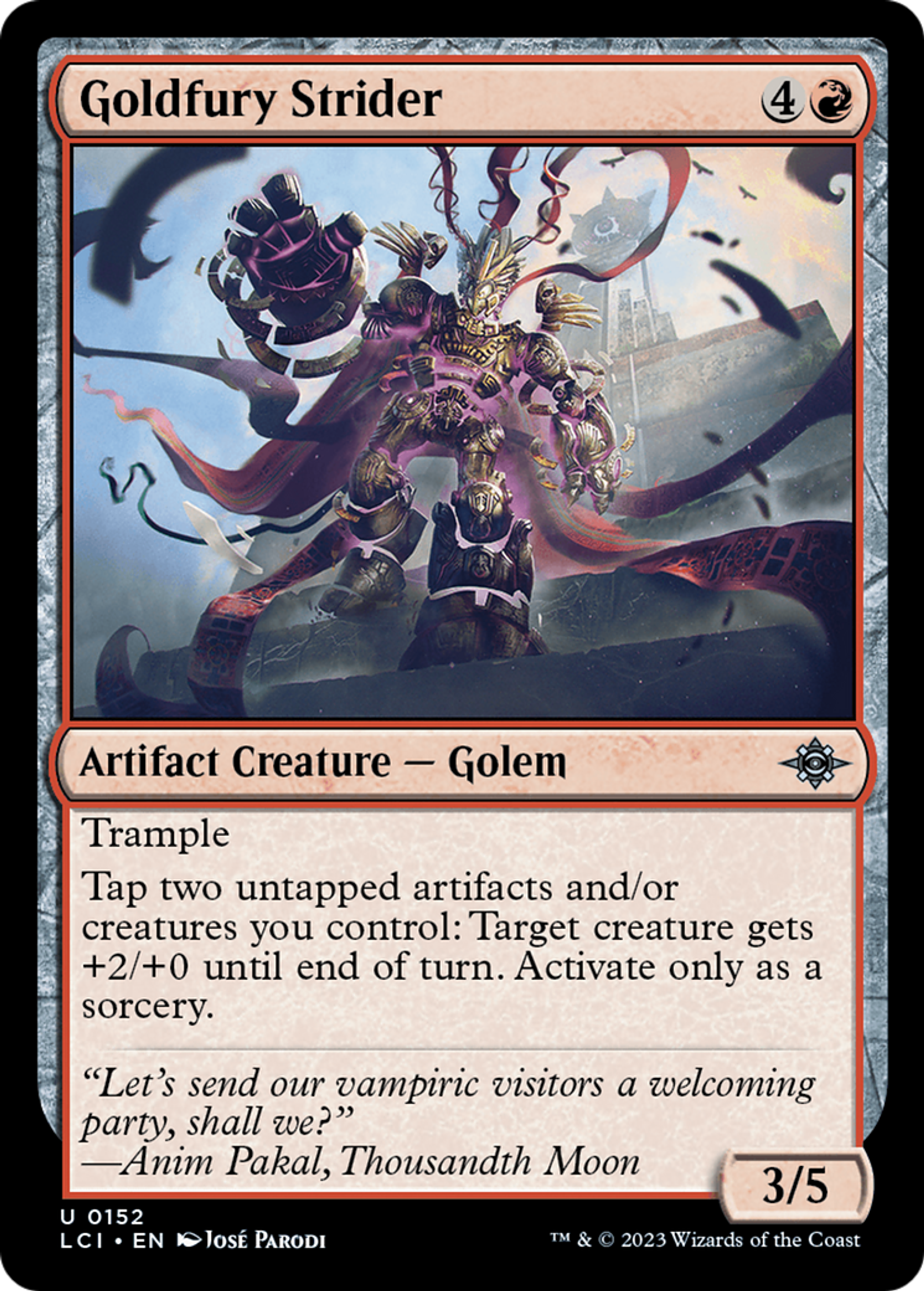 Goldfury Strider — The Lost Caverns of Ixalan — Magic: The Gathering