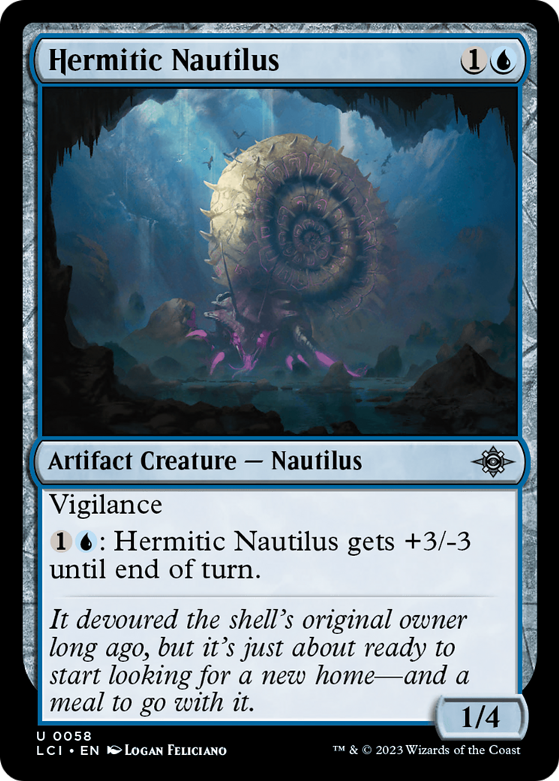 Hermitic Nautilus — The Lost Caverns of Ixalan — Magic: The Gathering