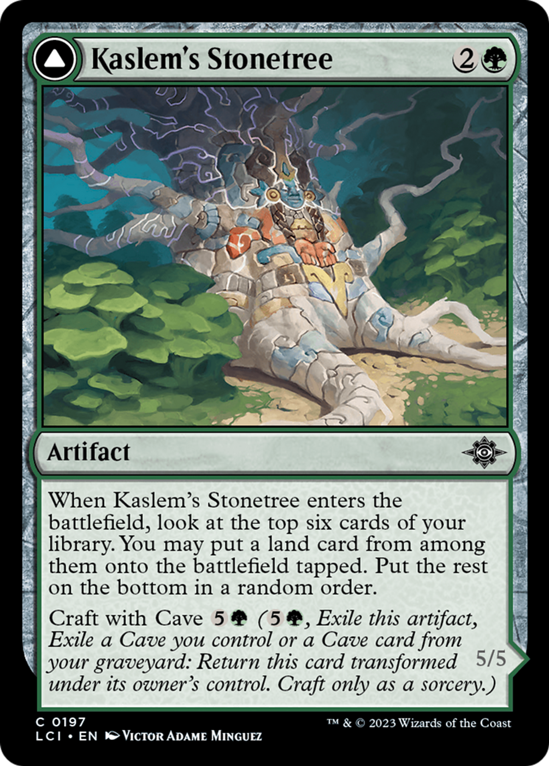 Kaslem's Stonetree // Kaslem's Strider — The Lost Caverns of Ixalan — Magic: The Gathering