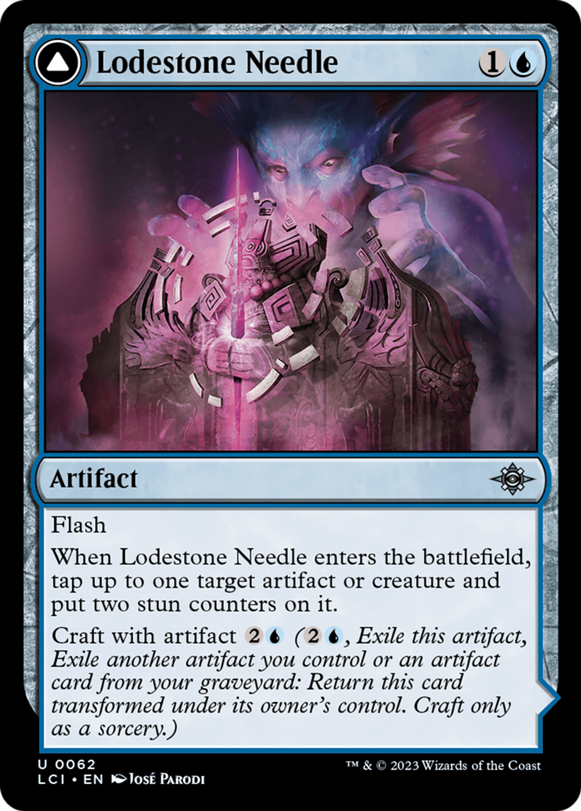 Lodestone Needle // Guidestone Compass — The Lost Caverns of Ixalan — Magic: The Gathering