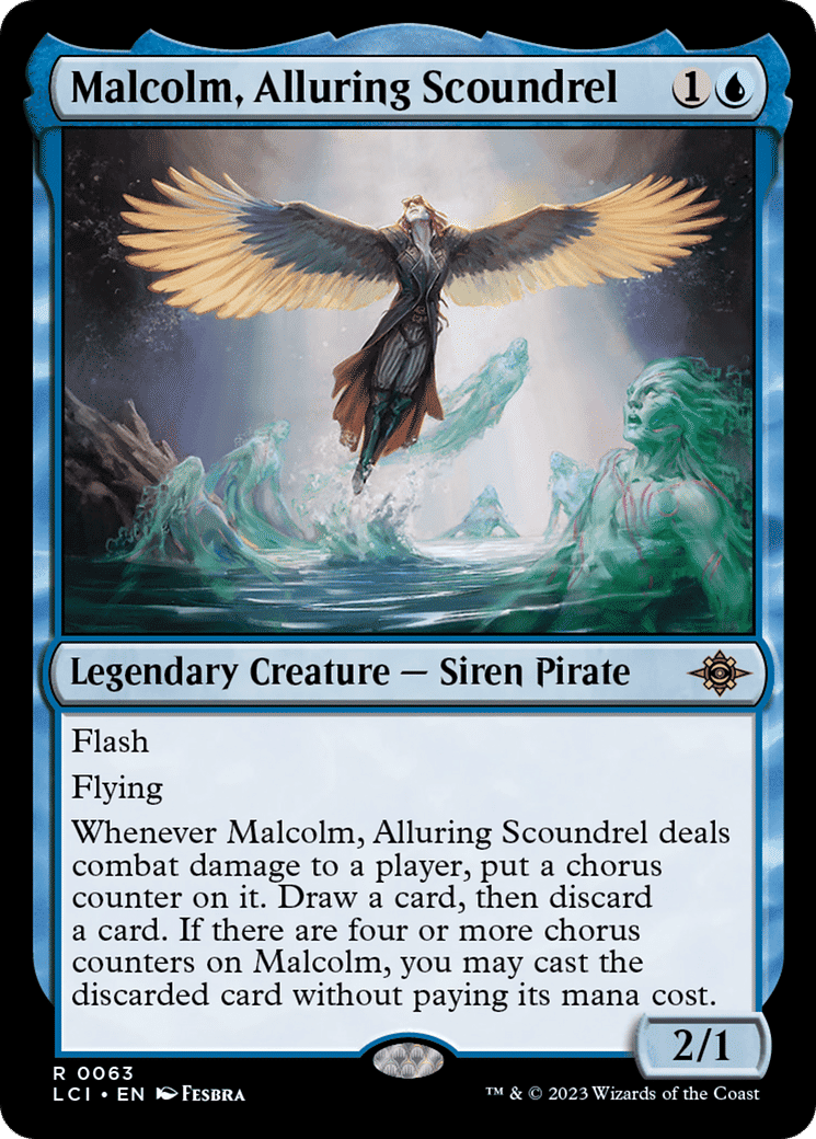 Malcolm, Alluring Scoundrel — The Lost Caverns of Ixalan — Magic: The Gathering