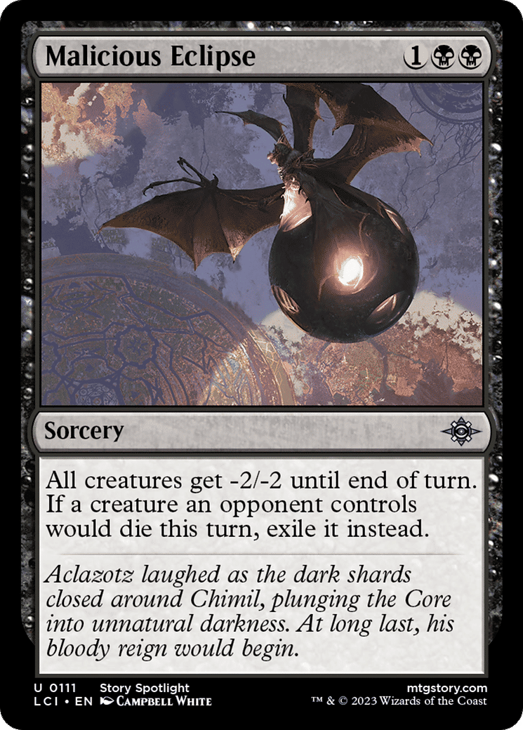 Malicious Eclipse from The Lost Caverns of Ixalan - Magic: The Gathering