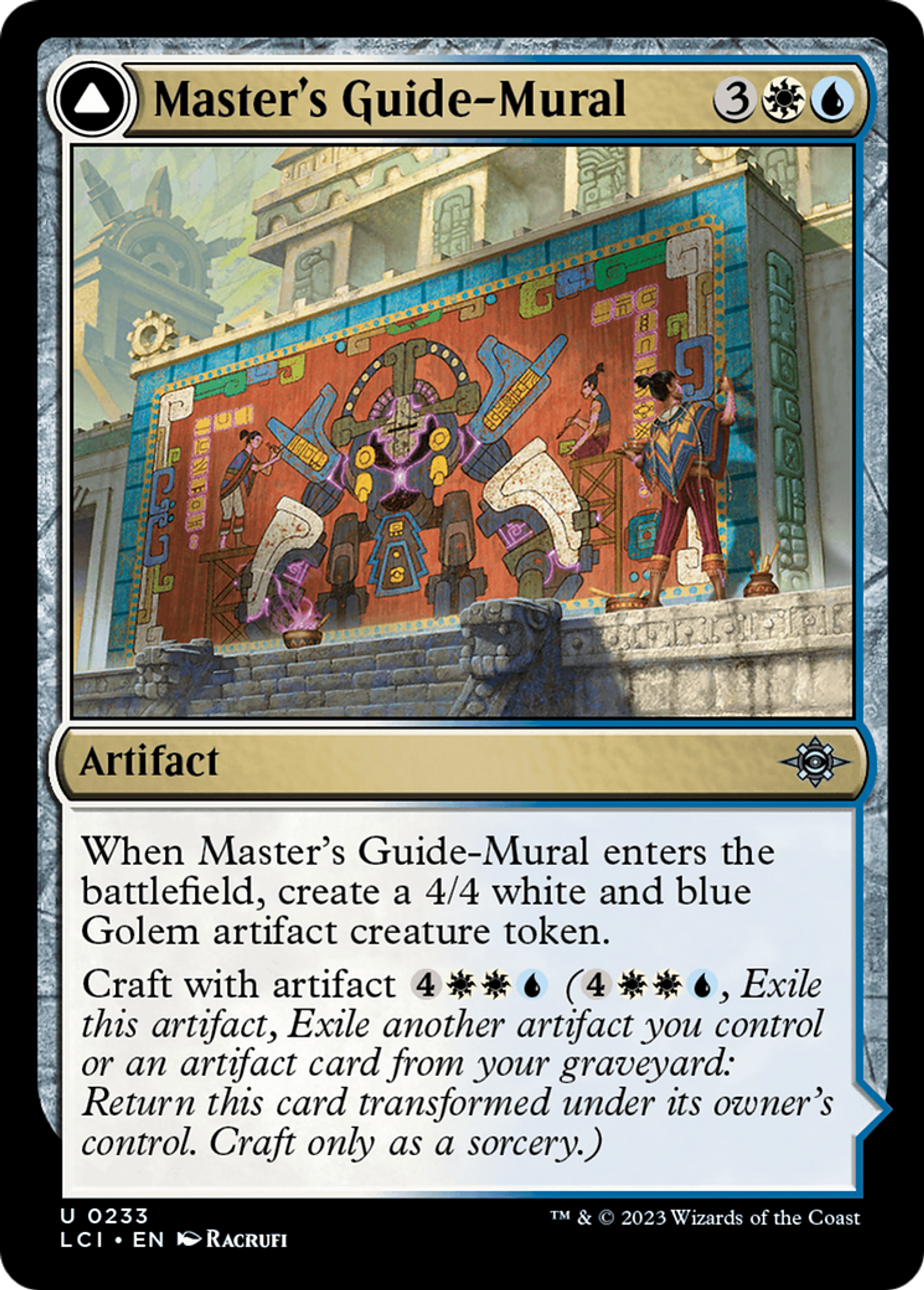 Master's Guide-Mural // Master's Manufactory — The Lost Caverns of Ixalan — Magic: The Gathering