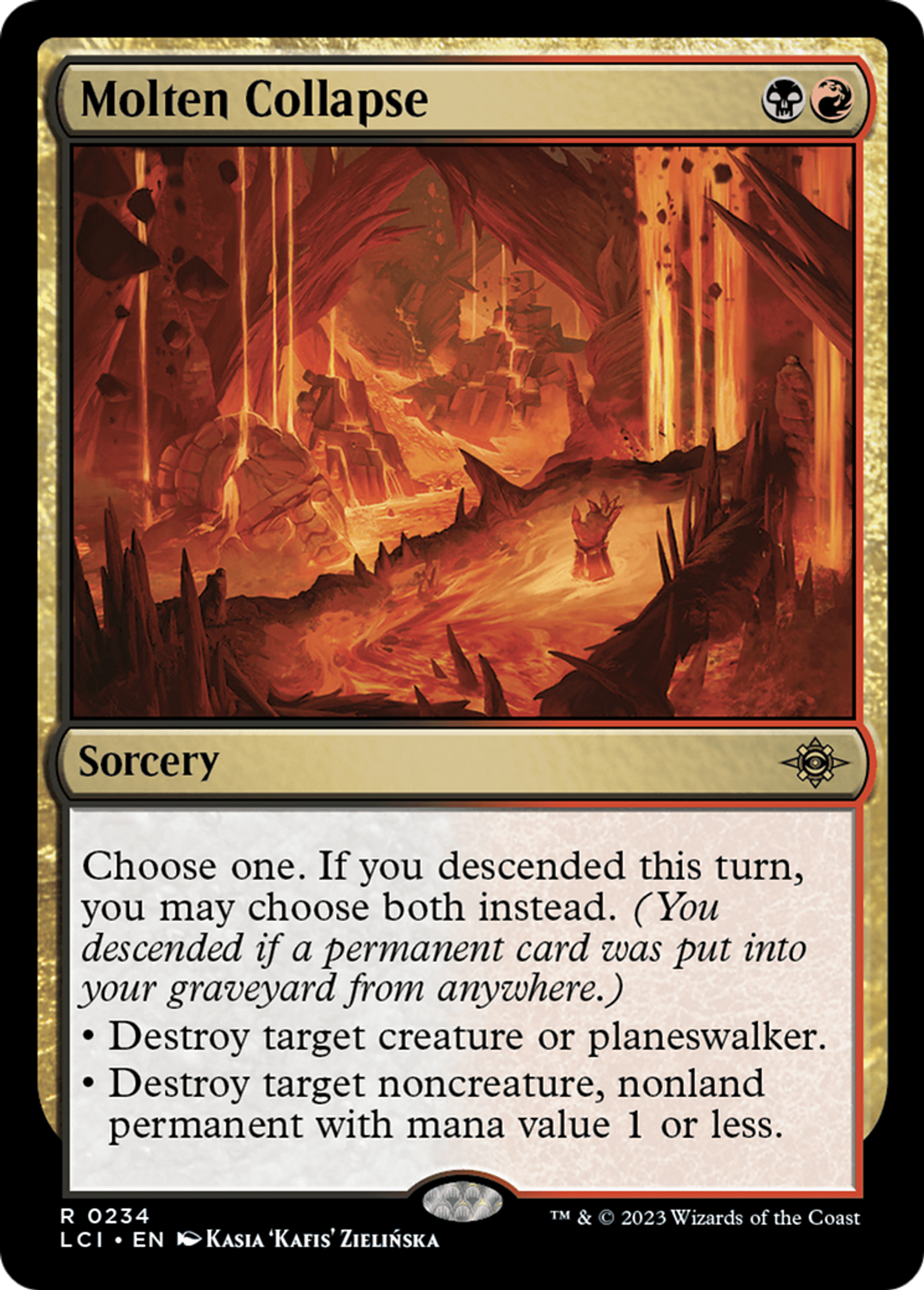Molten Collapse — The Lost Caverns of Ixalan — Magic: The Gathering