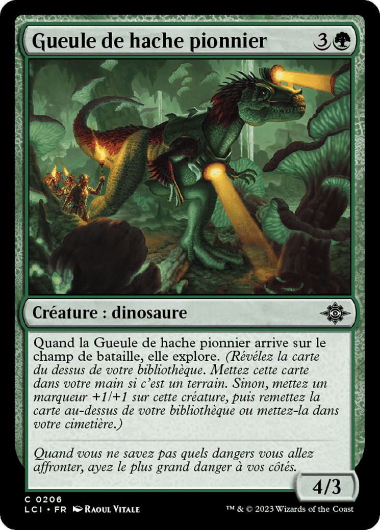 Gueule de hache pionnier — The Lost Caverns of Ixalan — Magic: The Gathering
