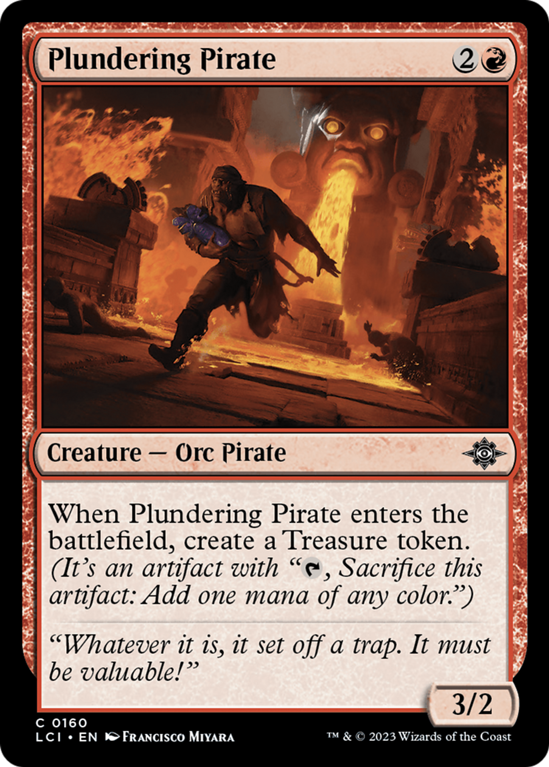 Plundering Pirate — The Lost Caverns of Ixalan — Magic: The Gathering