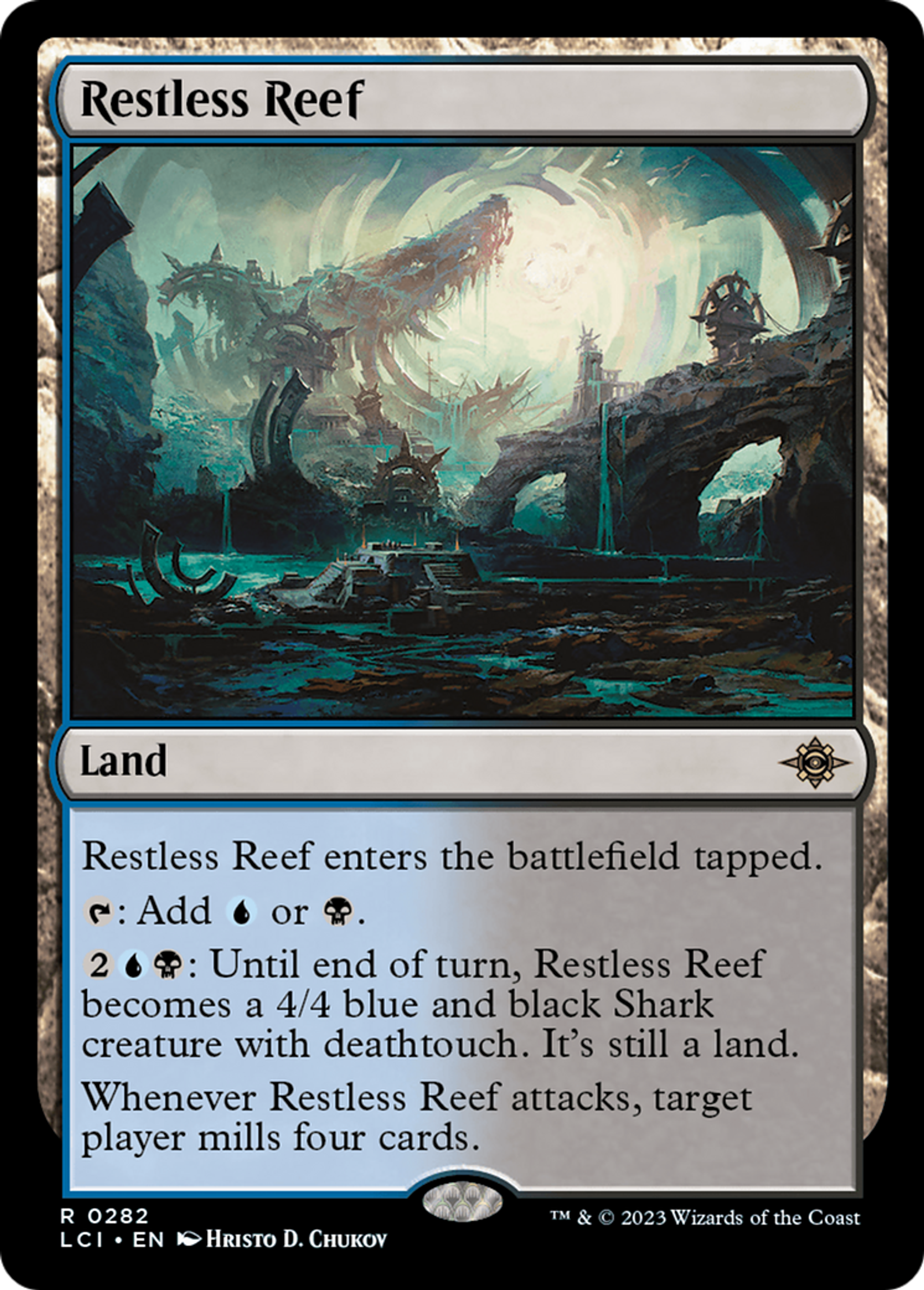 Restless Reef — The Lost Caverns of Ixalan — Magic: The Gathering