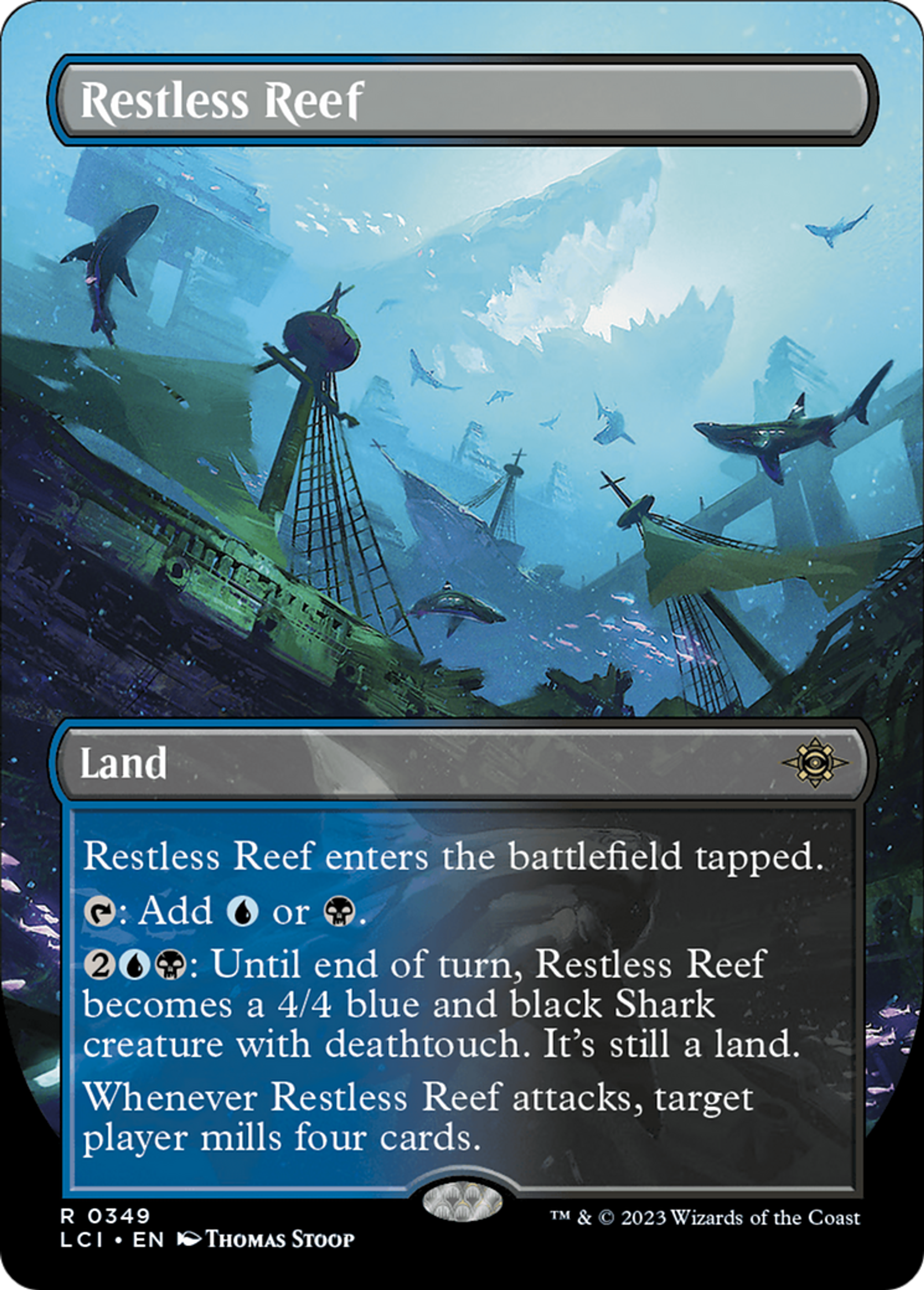 Restless Reef — The Lost Caverns of Ixalan — Magic: The Gathering