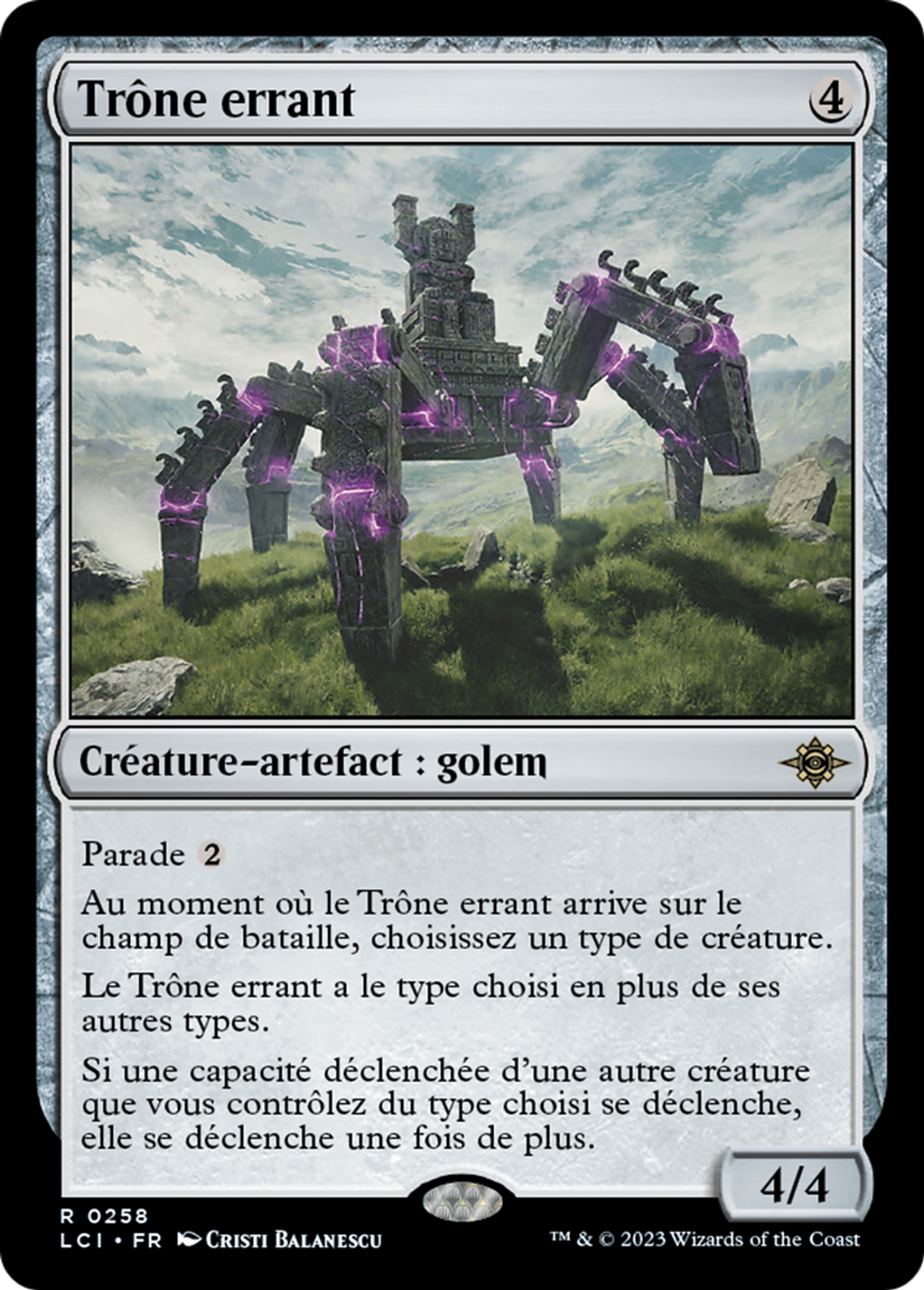 Trône errant — The Lost Caverns of Ixalan — Magic: The Gathering
