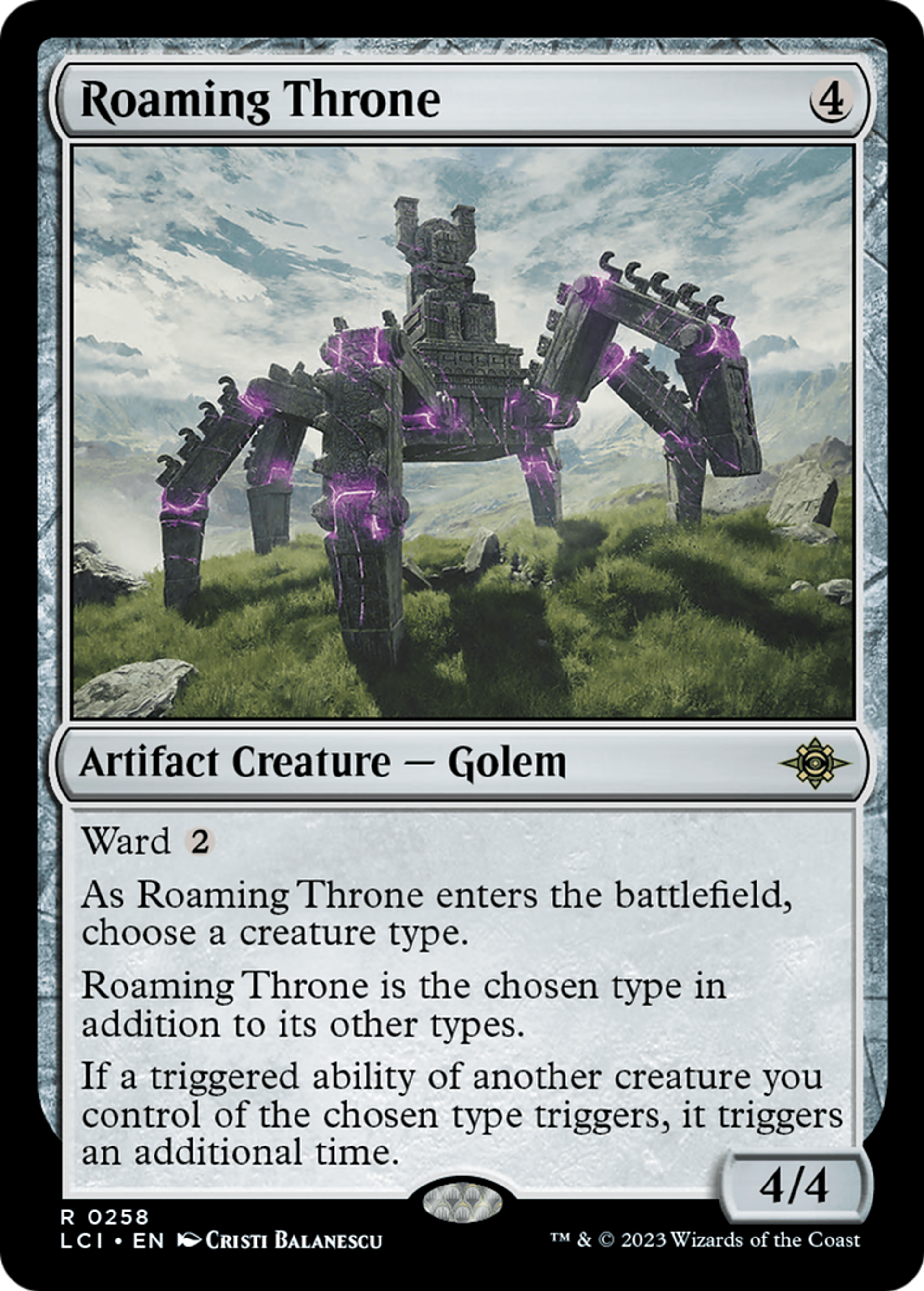 Roaming Throne — The Lost Caverns of Ixalan — Magic: The Gathering
