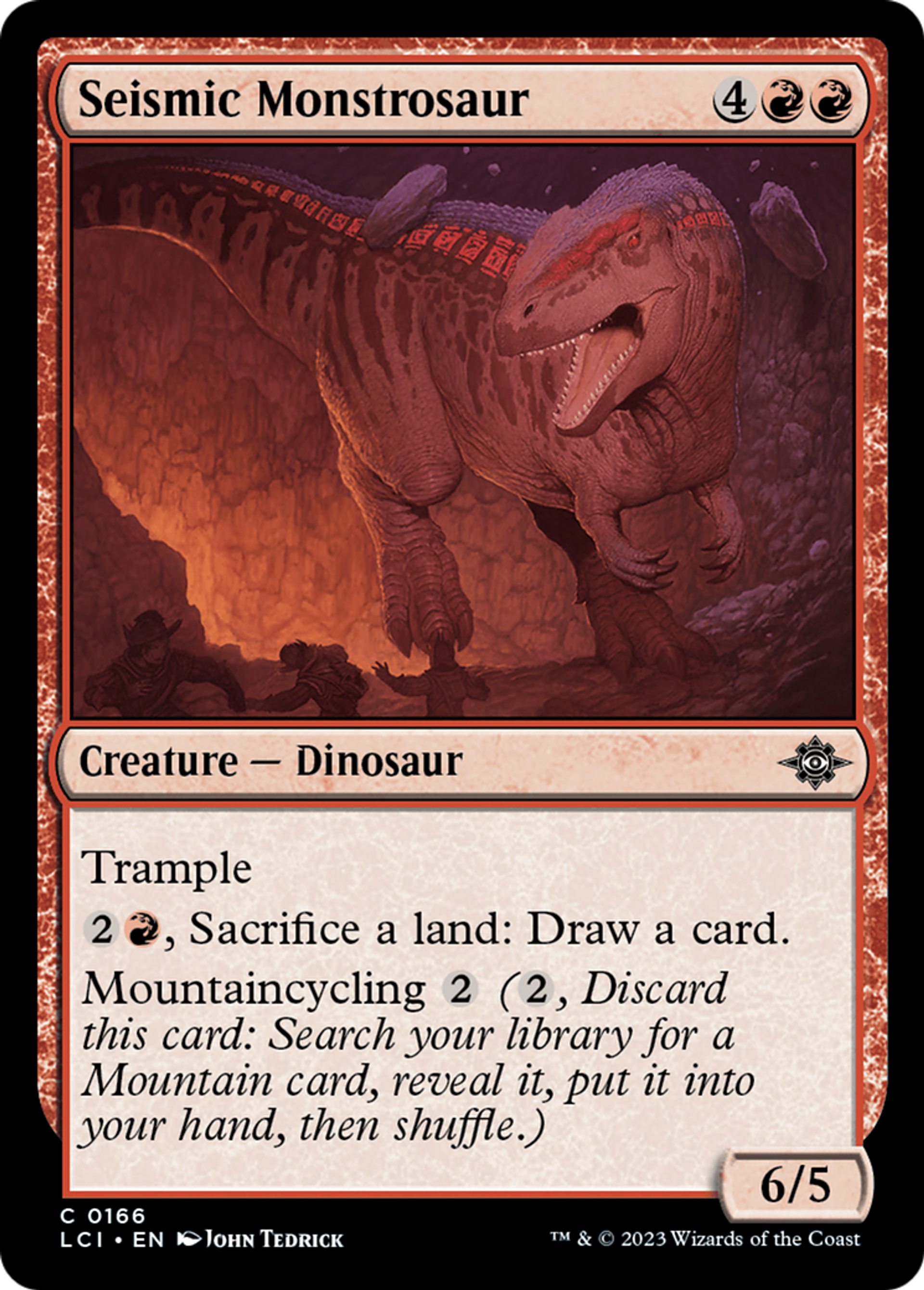 Seismic Monstrosaur — The Lost Caverns of Ixalan — Magic: The Gathering