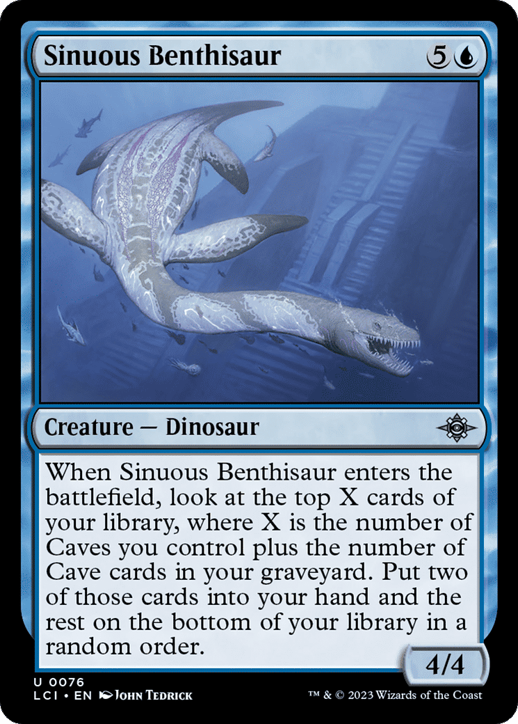 Sinuous Benthisaur — The Lost Caverns of Ixalan — Magic: The Gathering