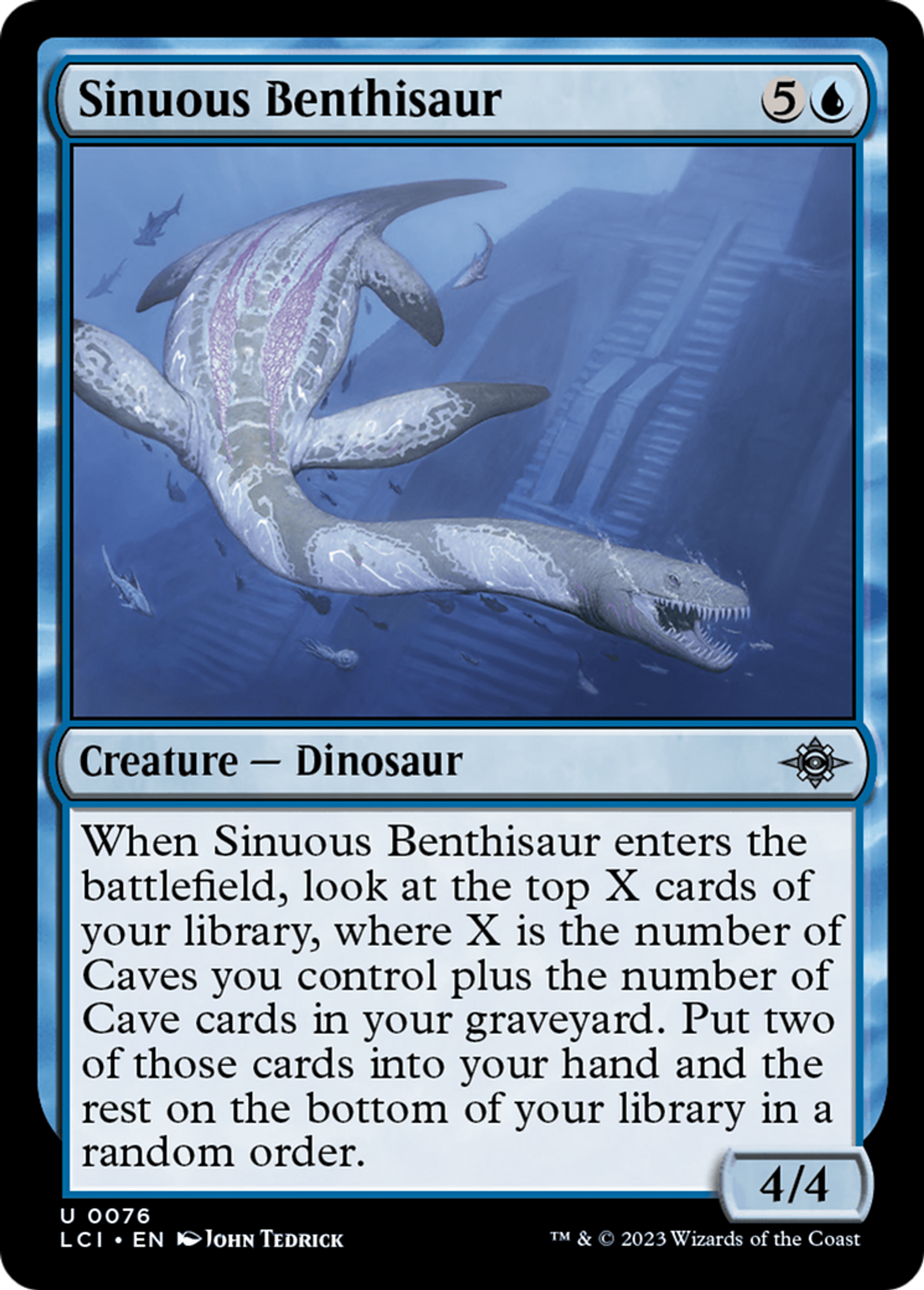 Sinuous Benthisaur — The Lost Caverns of Ixalan — Magic: The Gathering