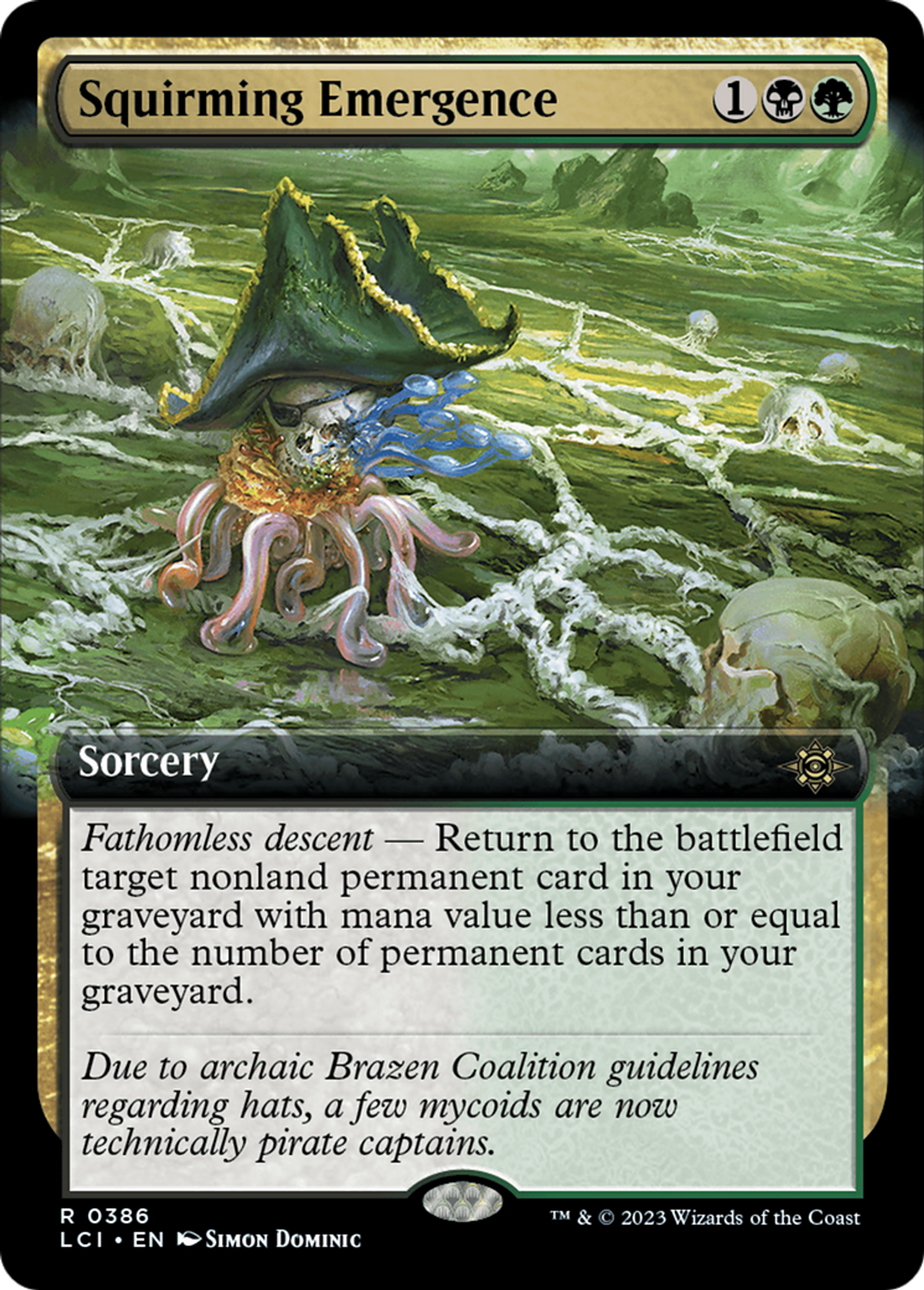Squirming Emergence — The Lost Caverns of Ixalan — Magic: The Gathering