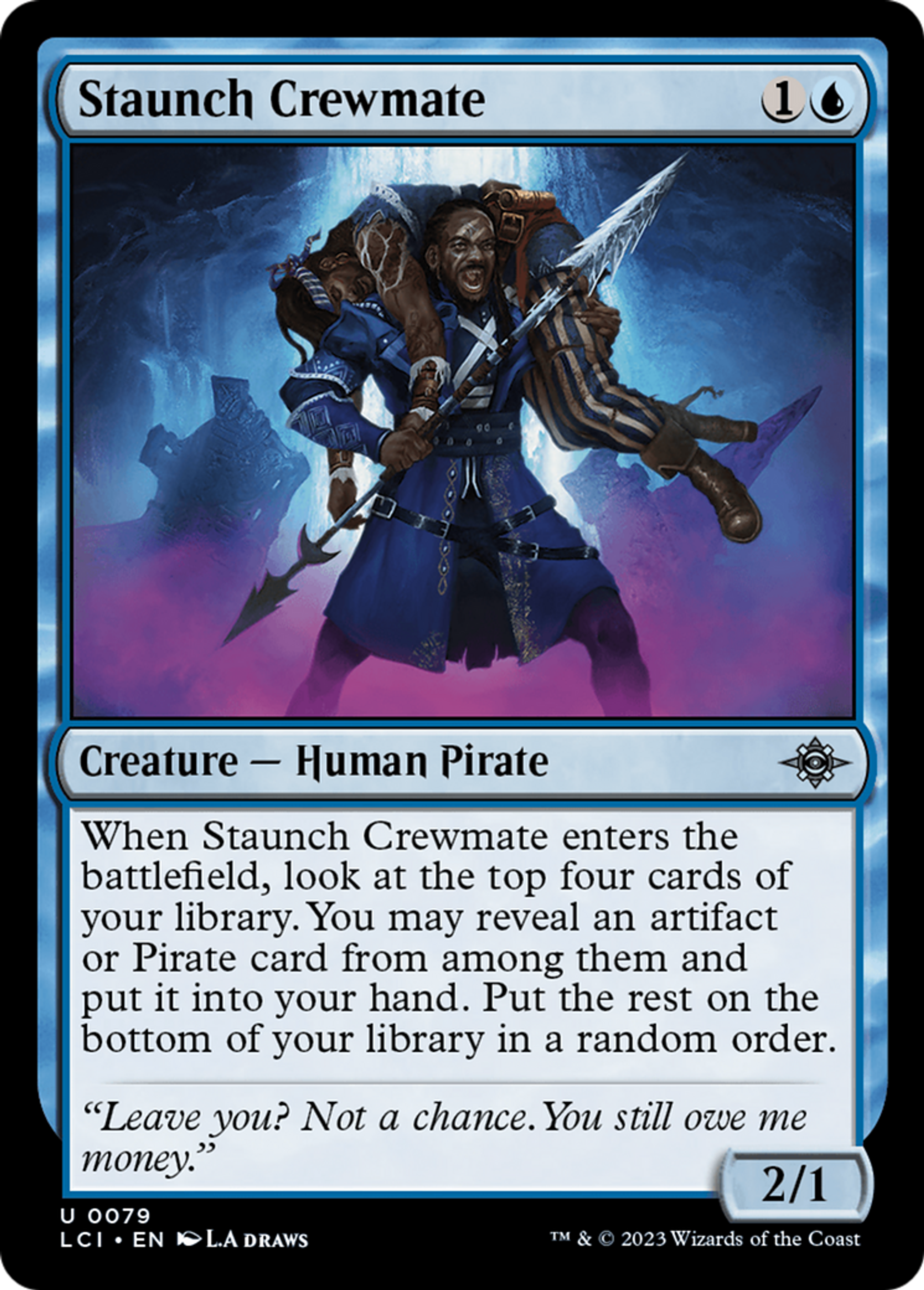 Staunch Crewmate — The Lost Caverns of Ixalan — Magic: The Gathering