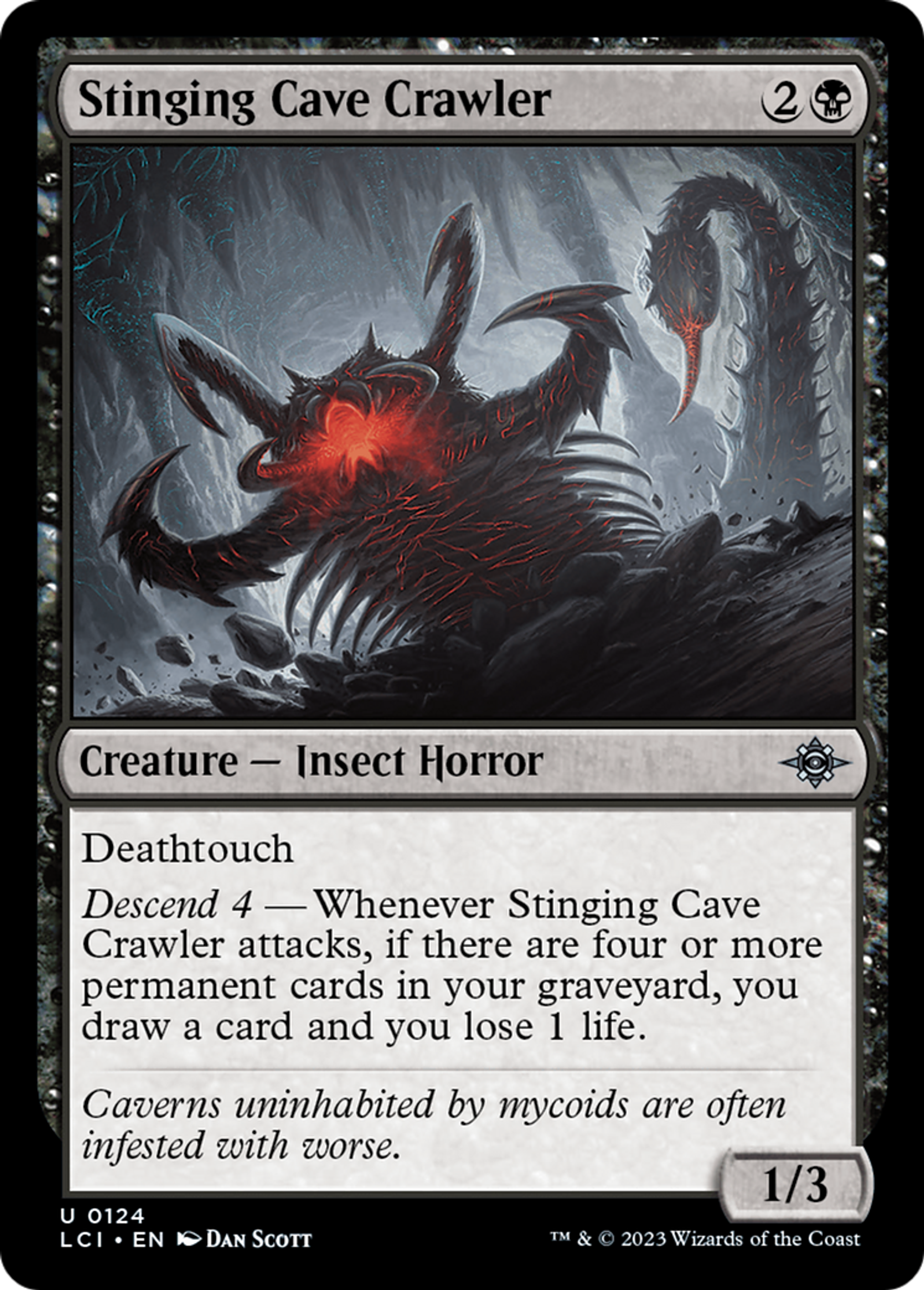 Stinging Cave Crawler — The Lost Caverns of Ixalan — Magic: The Gathering