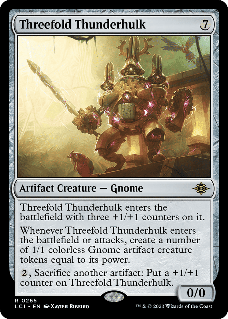 Threefold Thunderhulk — The Lost Caverns of Ixalan — Magic: The Gathering