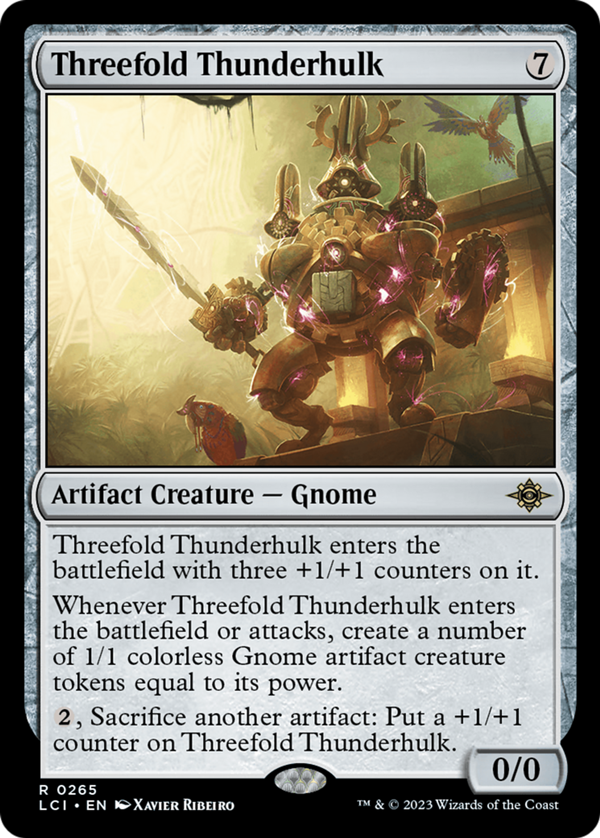 Threefold Thunderhulk — The Lost Caverns of Ixalan — Magic: The Gathering