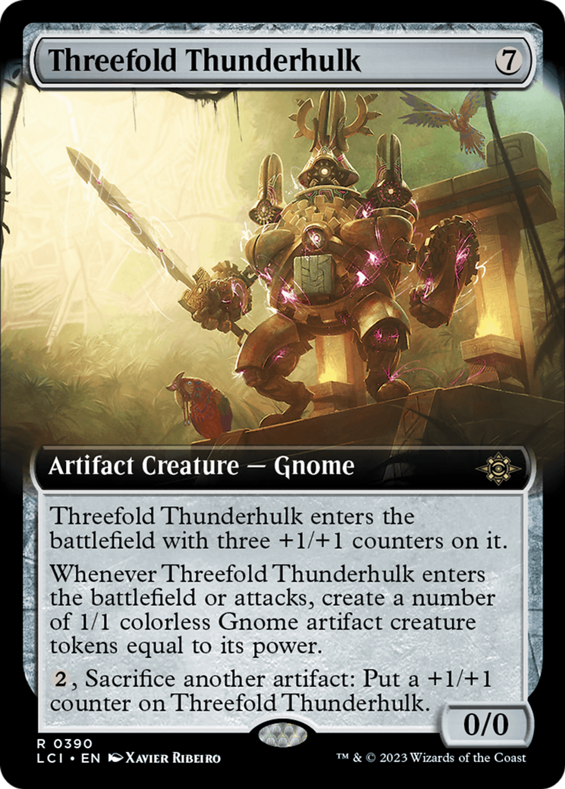 Threefold Thunderhulk — The Lost Caverns of Ixalan — Magic: The Gathering