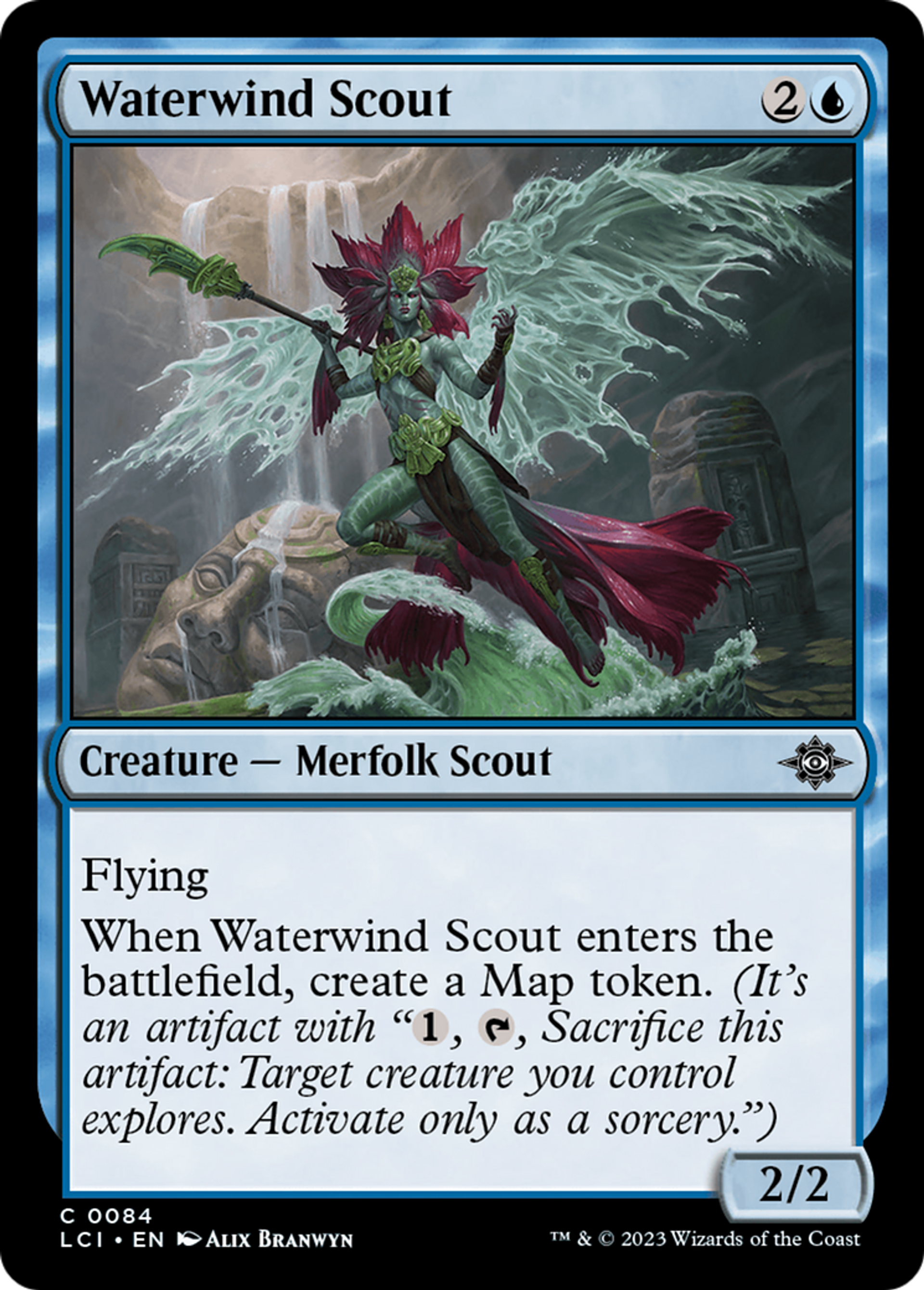 Waterwind Scout — The Lost Caverns of Ixalan — Magic: The Gathering