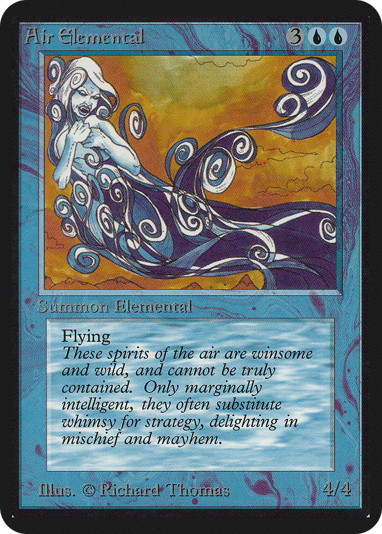 Air Elemental — Limited Edition Alpha — Magic: The Gathering