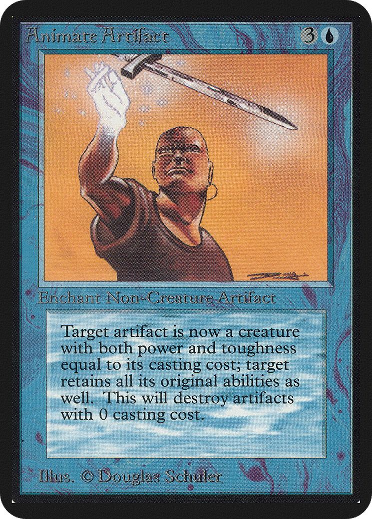 Animate Artifact — Limited Edition Alpha — Magic: The Gathering