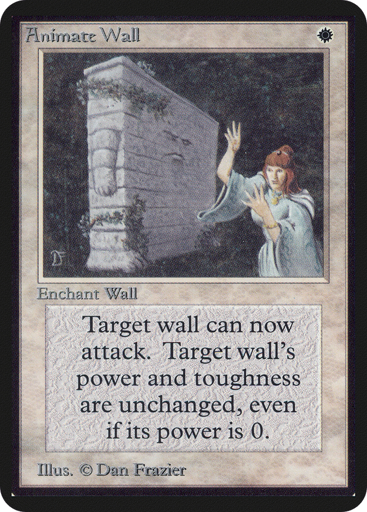 Animate Wall — Limited Edition Alpha — Magic: The Gathering