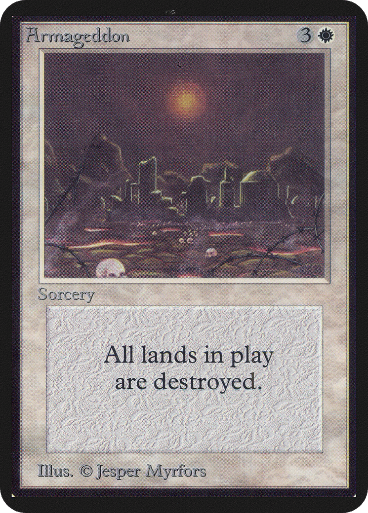 Armageddon — Limited Edition Alpha — Magic: The Gathering