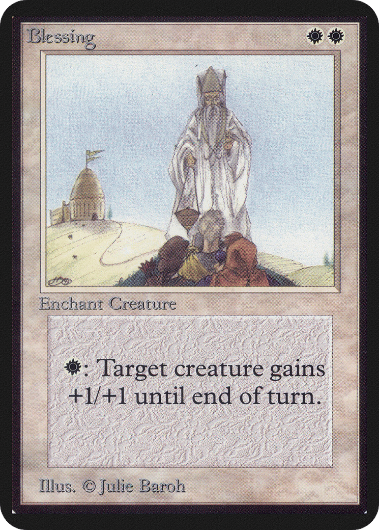 Blessing — Limited Edition Alpha — Magic: The Gathering