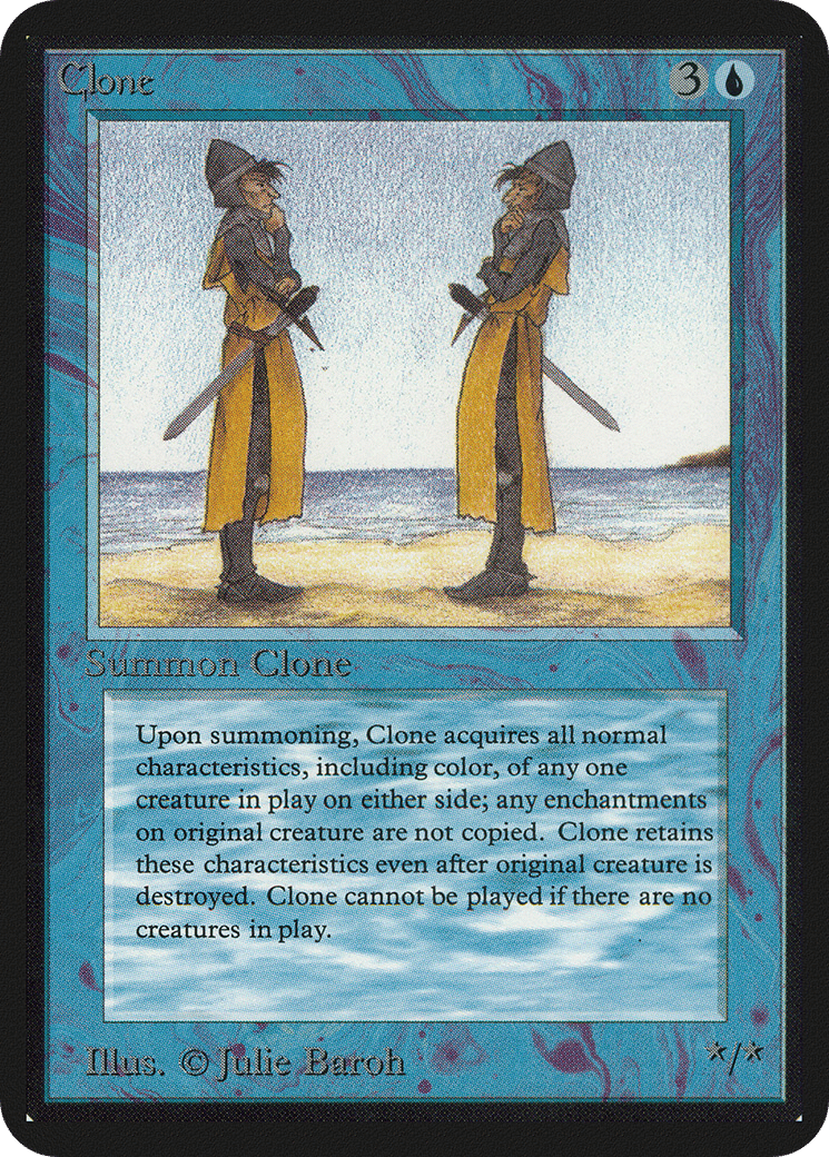 Clone — Limited Edition Alpha — Magic: The Gathering