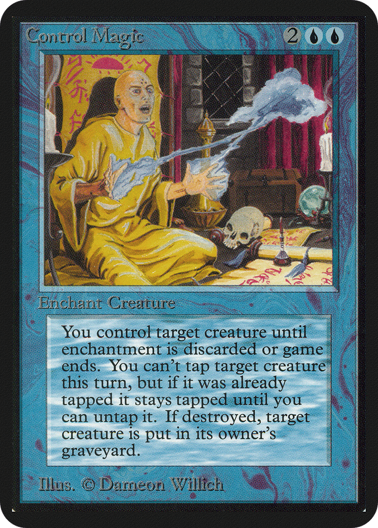 Control Magic — Limited Edition Alpha — Magic: The Gathering