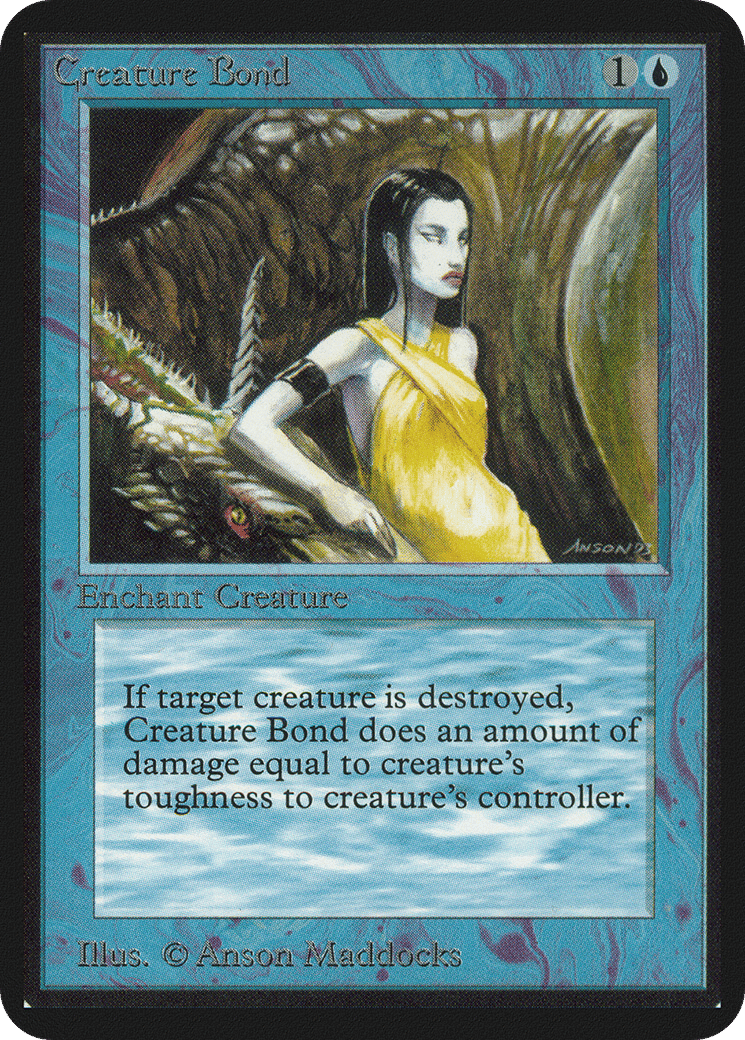 Creature Bond — Limited Edition Alpha — Magic: The Gathering