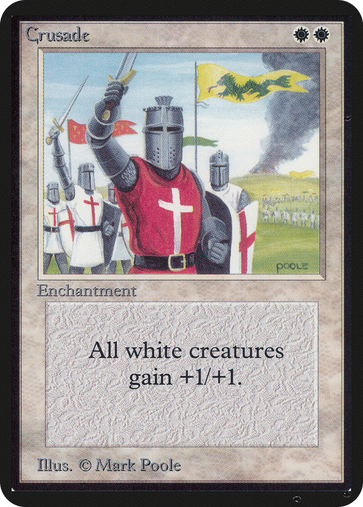 Crusade — Limited Edition Alpha — Magic: The Gathering