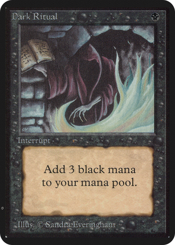 Dark Ritual — Limited Edition Alpha — Magic: The Gathering