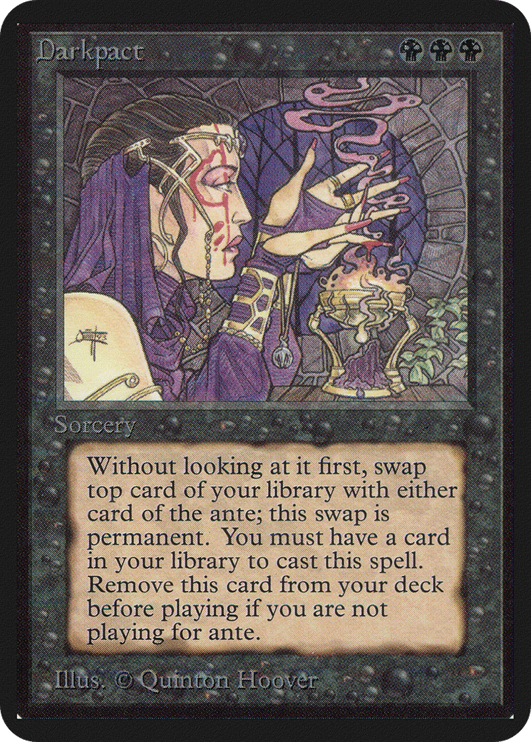 Pacte ténébreux — Limited Edition Alpha — Magic: The Gathering
