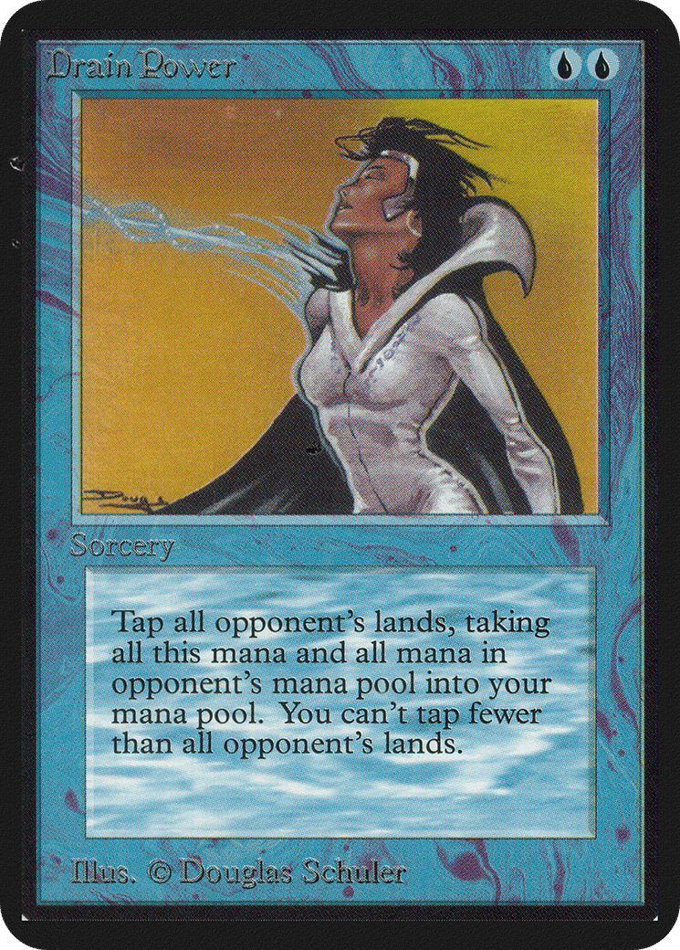 Drain Power — Limited Edition Alpha — Magic: The Gathering