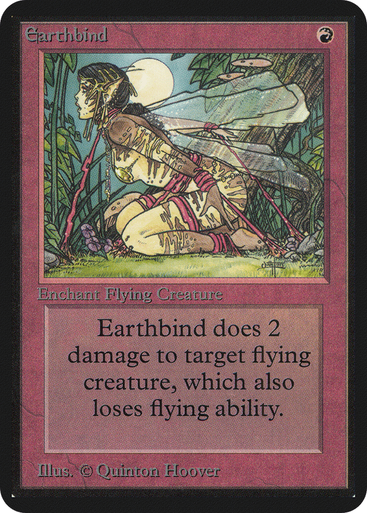 Earthbind — Limited Edition Alpha — Magic: The Gathering